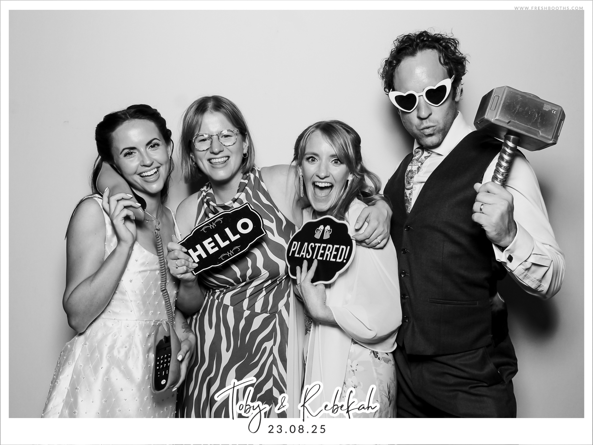 Toby & Rebekah Wedding  | View more photos from the event at gallery.freshbooths.com/u/FreshBooths/Toby-Rebekah-Wedding-0