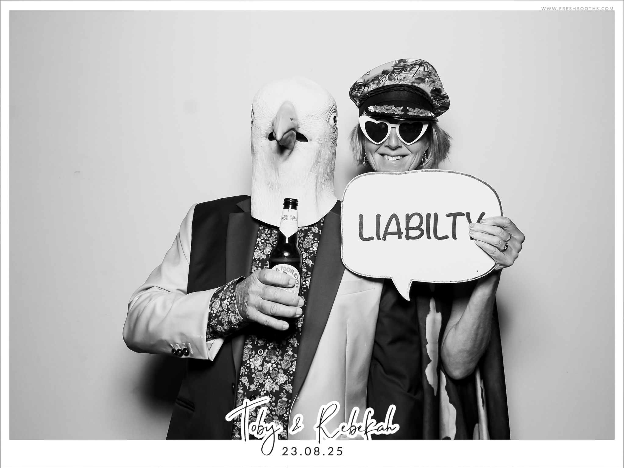 Toby & Rebekah Wedding  | View more photos from the event at gallery.freshbooths.com/u/FreshBooths/Toby-Rebekah-Wedding-0
