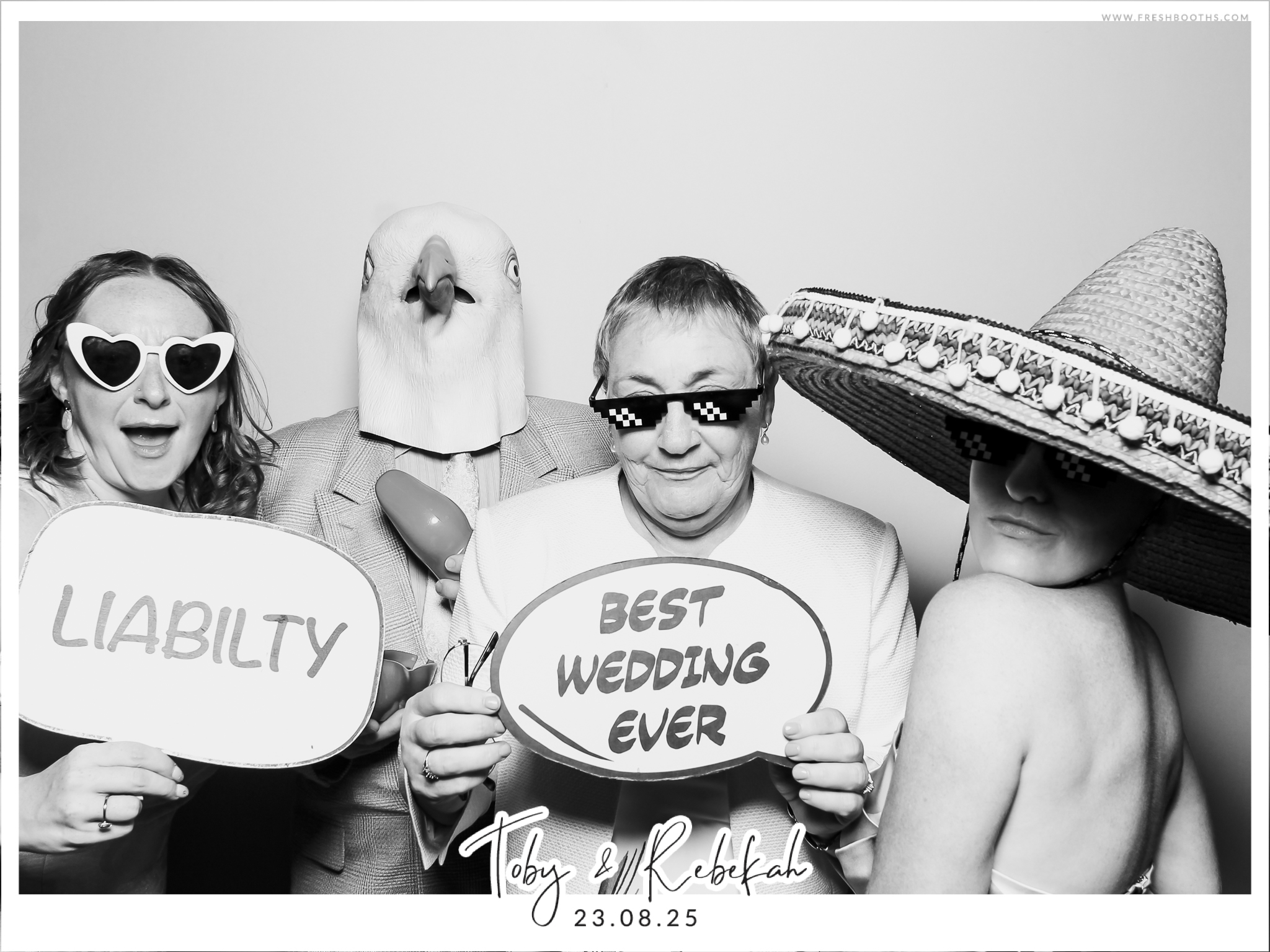 Toby & Rebekah Wedding  | View more photos from the event at gallery.freshbooths.com/u/FreshBooths/Toby-Rebekah-Wedding-0
