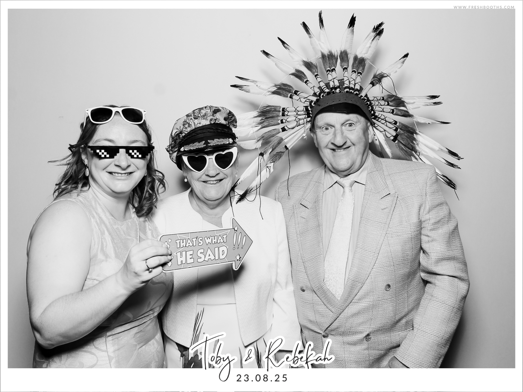 Toby & Rebekah Wedding  | View more photos from the event at gallery.freshbooths.com/u/FreshBooths/Toby-Rebekah-Wedding-0