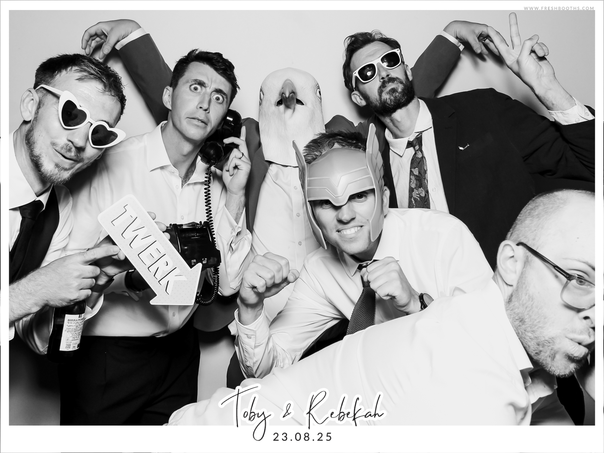 Toby & Rebekah Wedding  | View more photos from the event at gallery.freshbooths.com/u/FreshBooths/Toby-Rebekah-Wedding-0