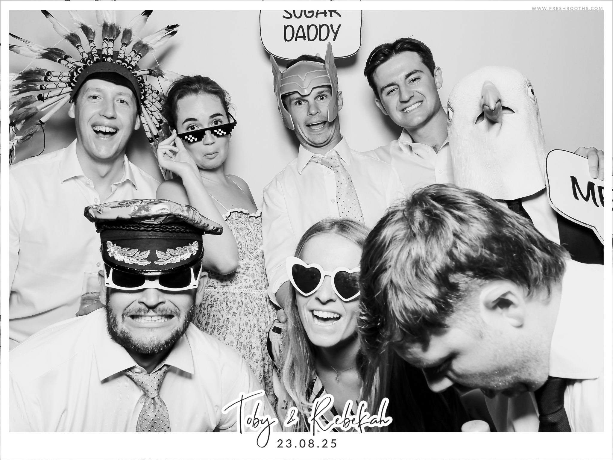 Toby & Rebekah Wedding  | View more photos from the event at gallery.freshbooths.com/u/FreshBooths/Toby-Rebekah-Wedding-0