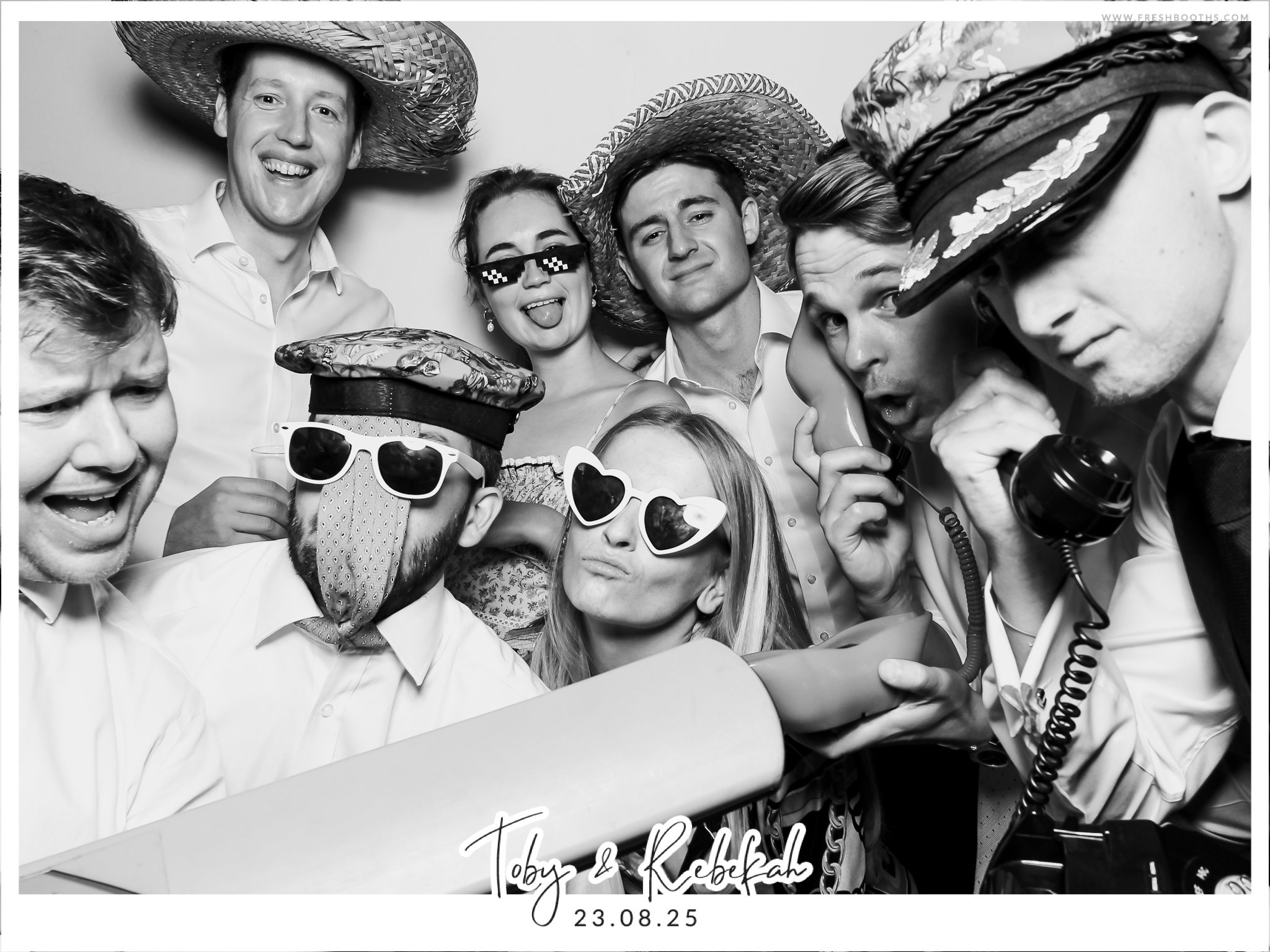 Toby & Rebekah Wedding  | View more photos from the event at gallery.freshbooths.com/u/FreshBooths/Toby-Rebekah-Wedding-0