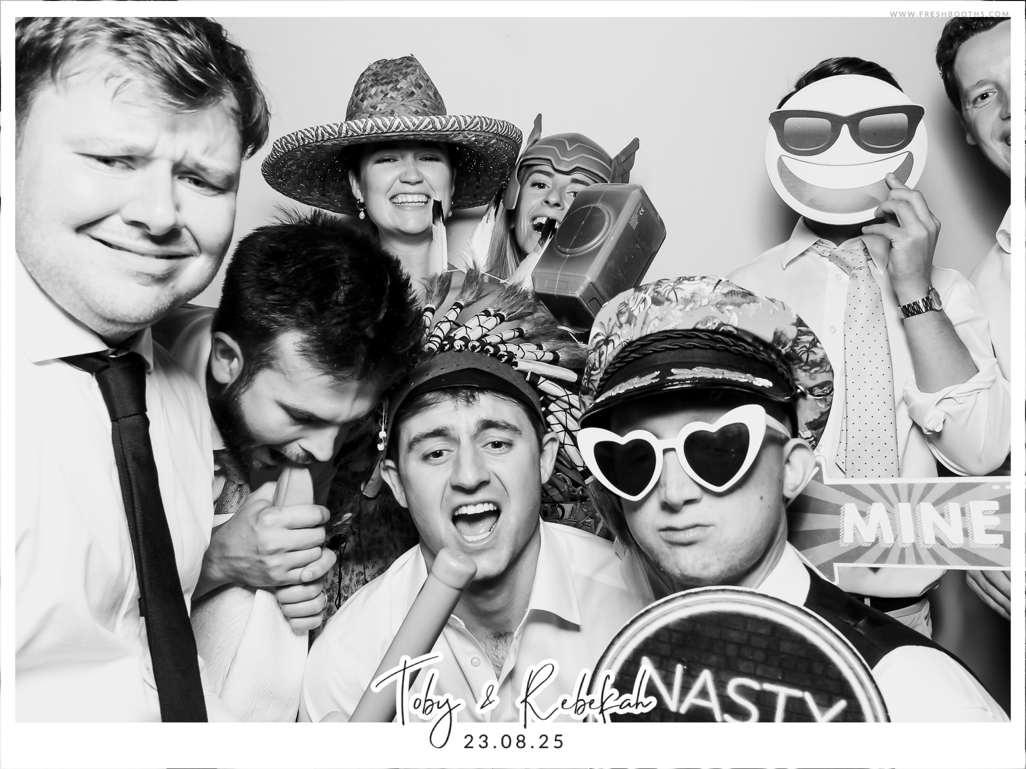 Toby & Rebekah Wedding  | View more photos from the event at gallery.freshbooths.com/u/FreshBooths/Toby-Rebekah-Wedding-0