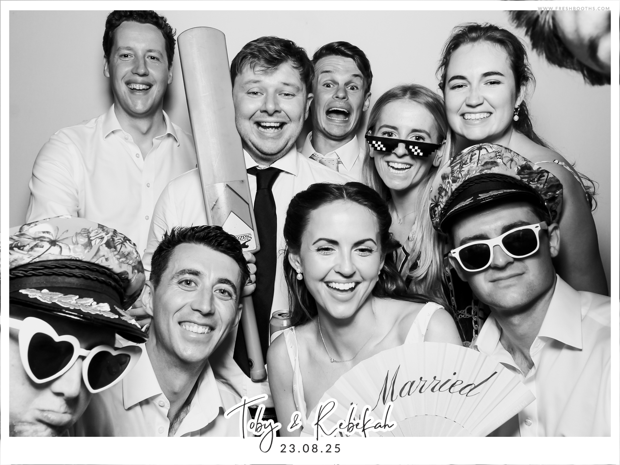 Toby & Rebekah Wedding  | View more photos from the event at gallery.freshbooths.com/u/FreshBooths/Toby-Rebekah-Wedding-0