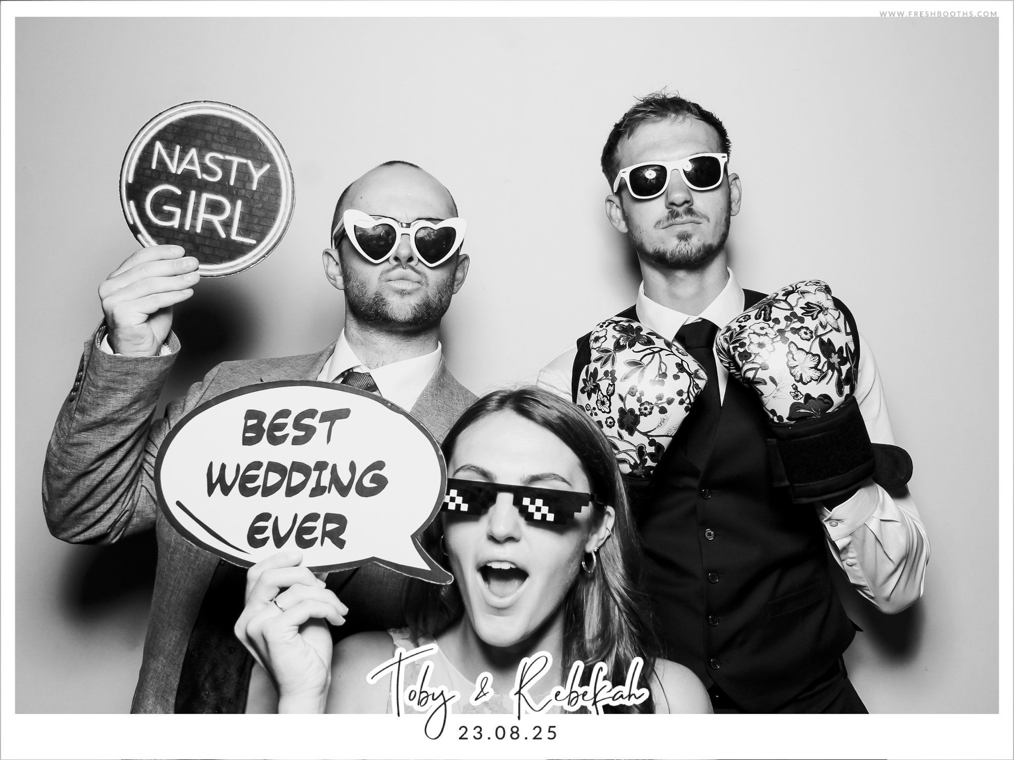 Toby & Rebekah Wedding  | View more photos from the event at gallery.freshbooths.com/u/FreshBooths/Toby-Rebekah-Wedding-0