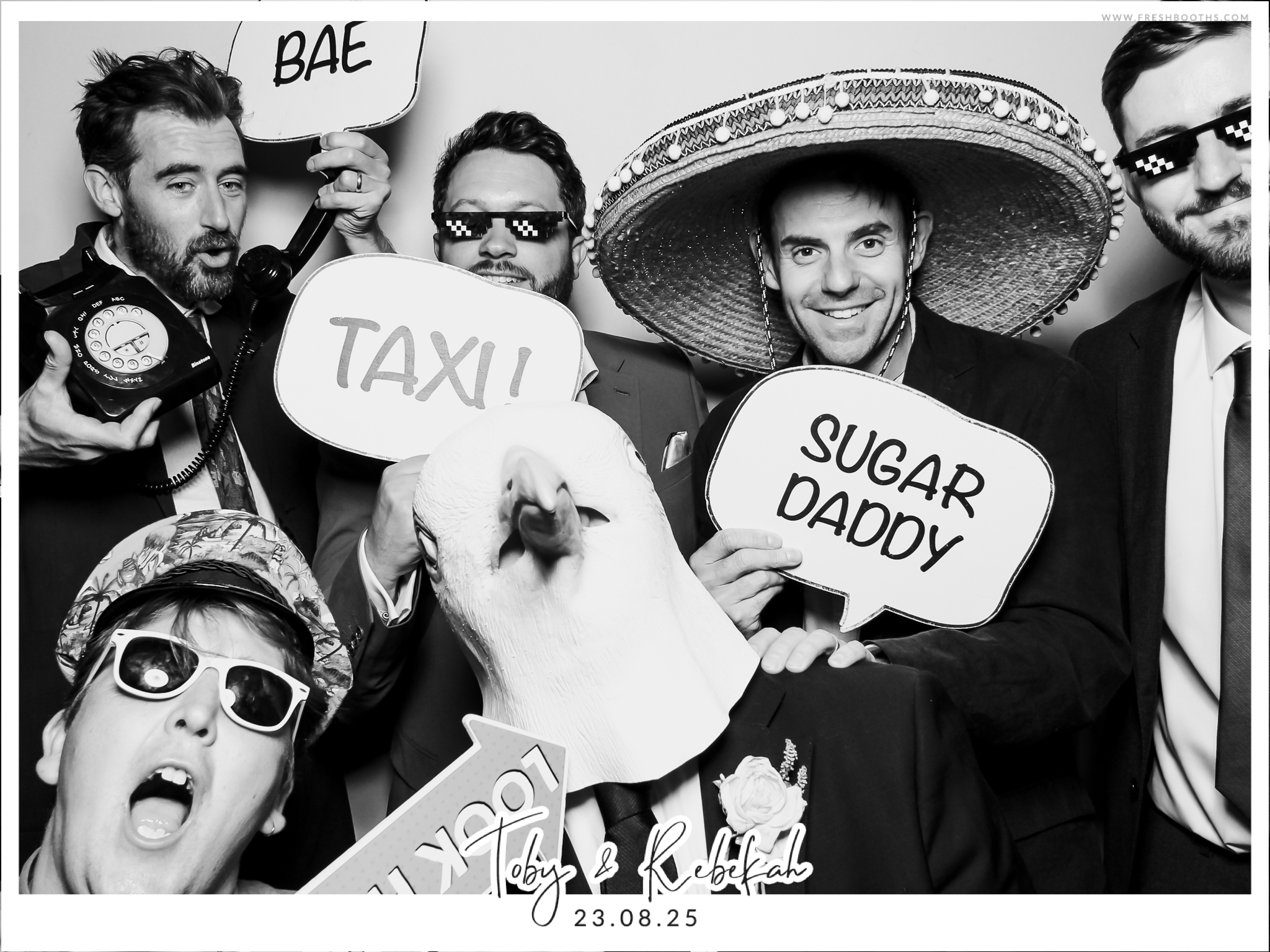 Toby & Rebekah Wedding  | View more photos from the event at gallery.freshbooths.com/u/FreshBooths/Toby-Rebekah-Wedding-0