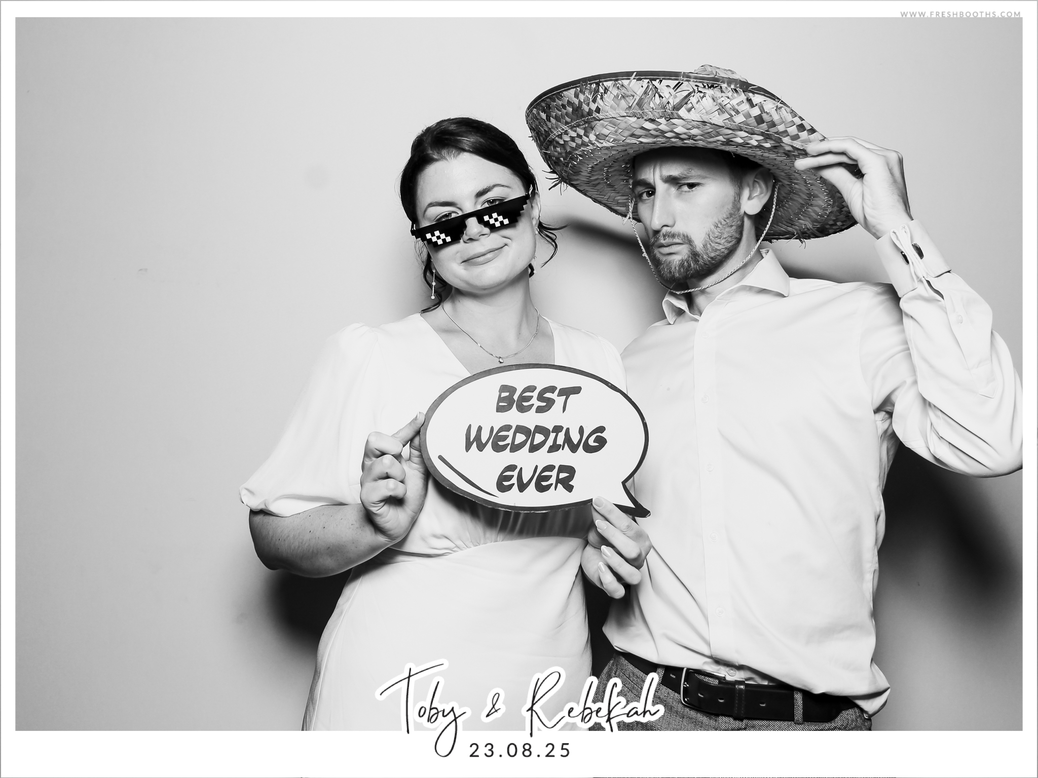 Toby & Rebekah Wedding  | View more photos from the event at gallery.freshbooths.com/u/FreshBooths/Toby-Rebekah-Wedding-0