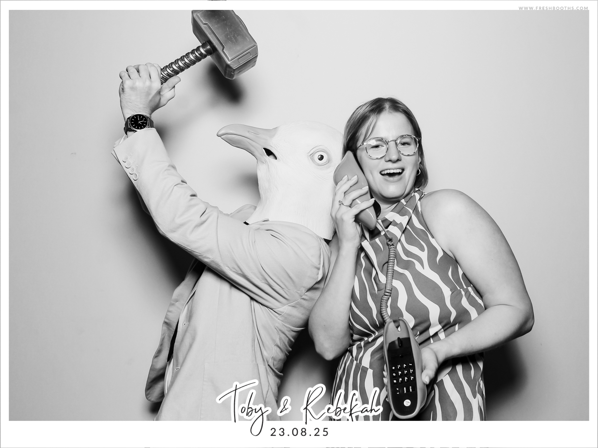 Toby & Rebekah Wedding  | View more photos from the event at gallery.freshbooths.com/u/FreshBooths/Toby-Rebekah-Wedding-0