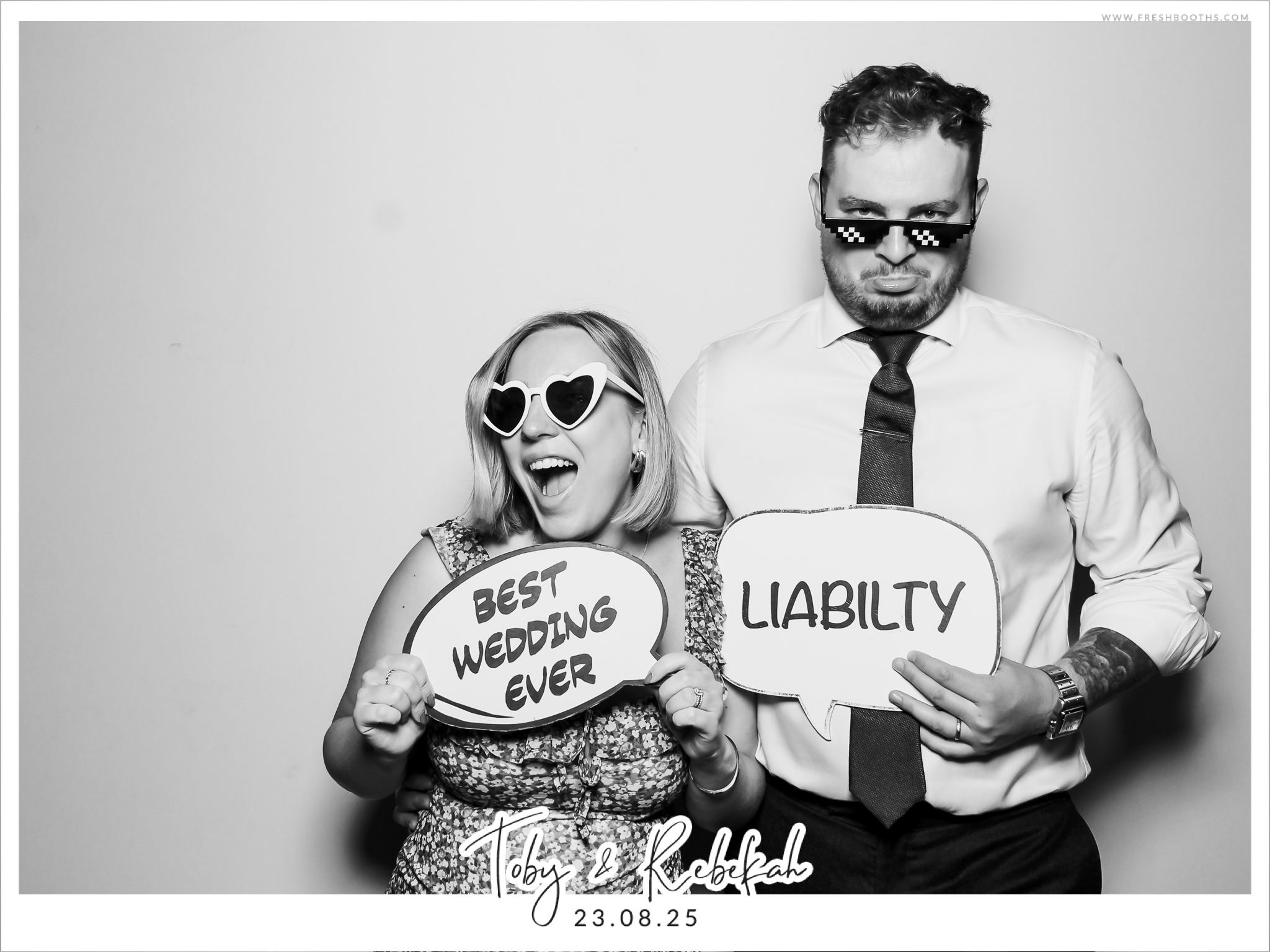 Toby & Rebekah Wedding  | View more photos from the event at gallery.freshbooths.com/u/FreshBooths/Toby-Rebekah-Wedding-0