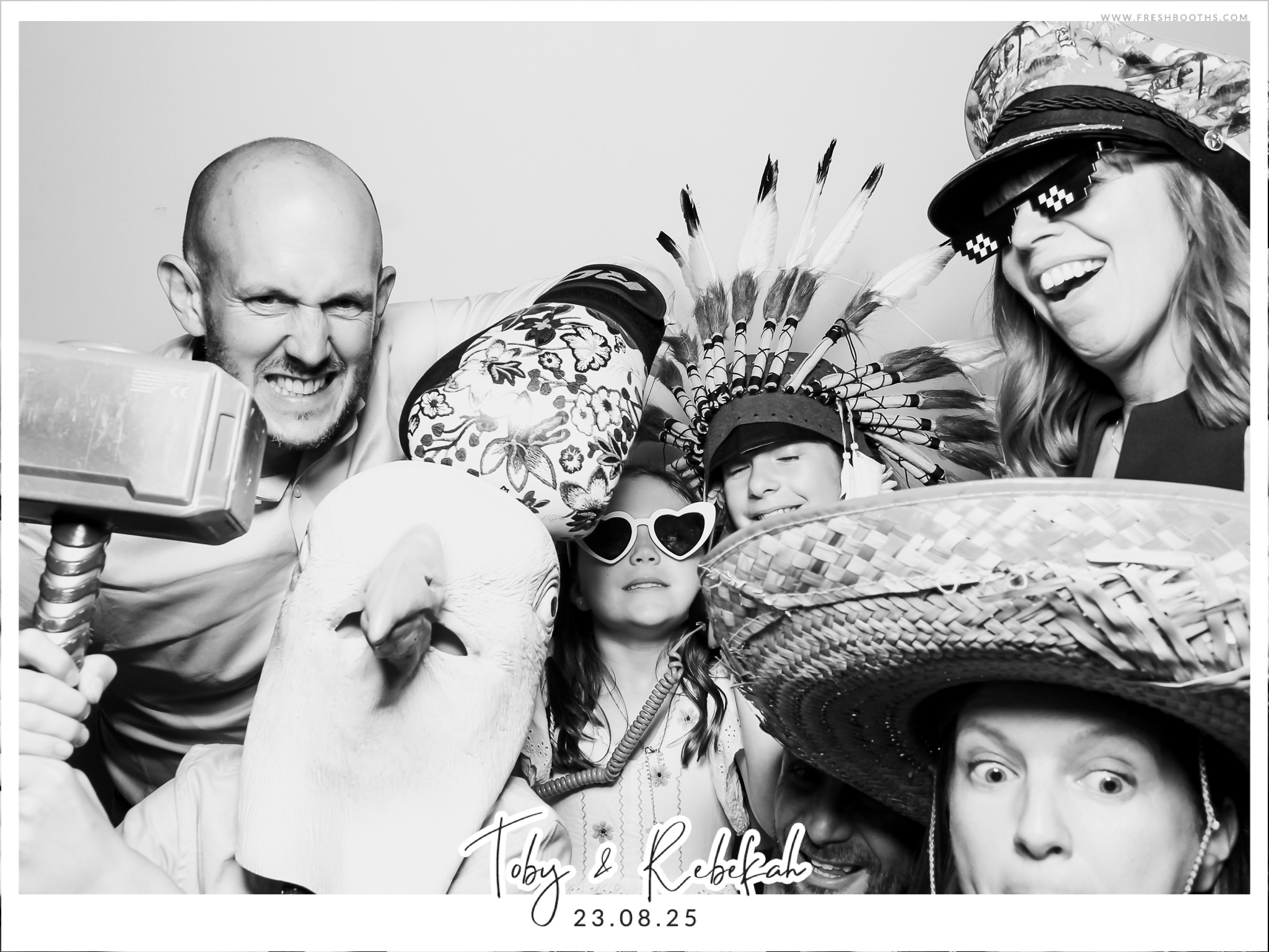 Toby & Rebekah Wedding  | View more photos from the event at gallery.freshbooths.com/u/FreshBooths/Toby-Rebekah-Wedding-0