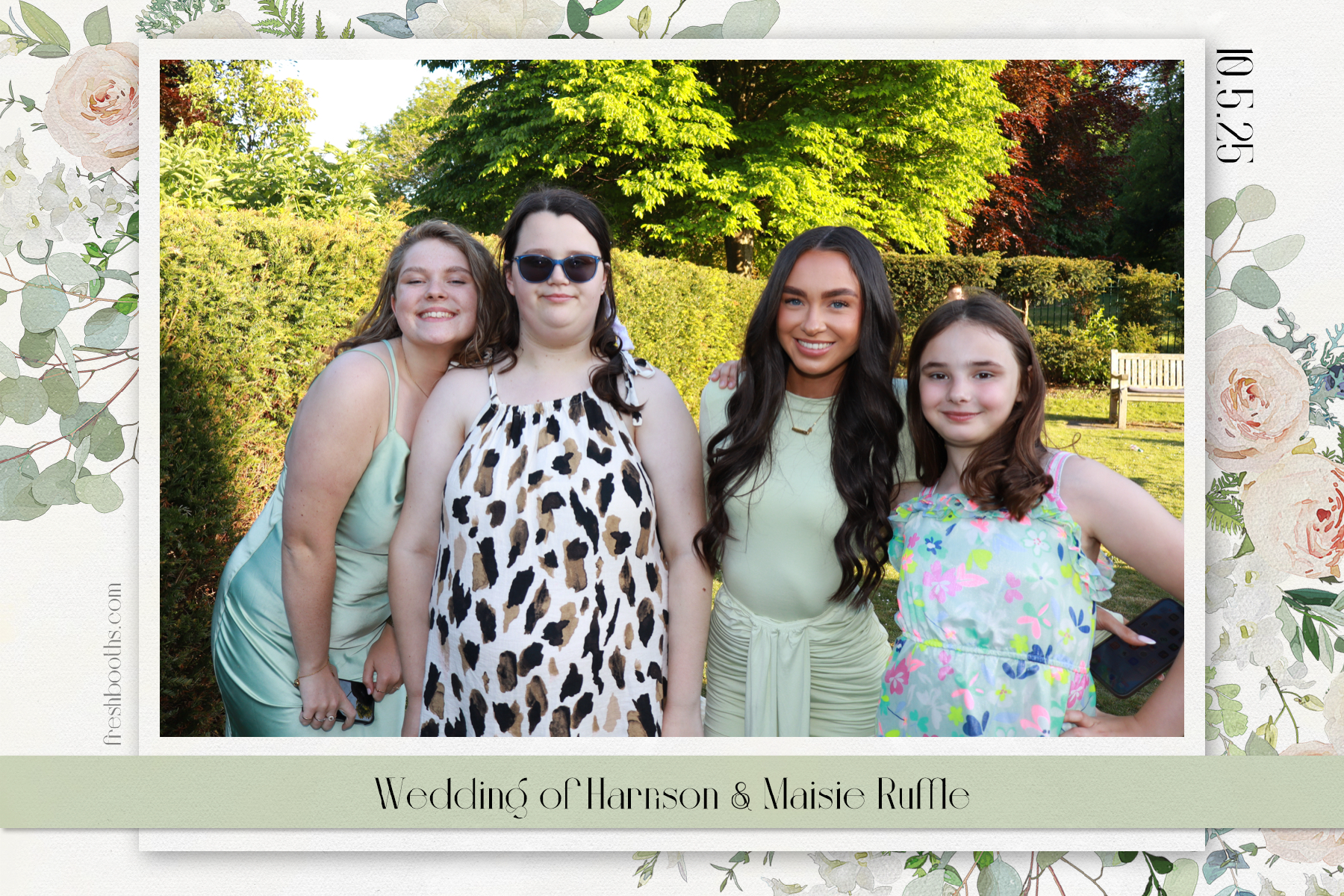 Wedding of Harrison and Maisie | View more photos from the event at gallery.freshbooths.com/u/FreshBooths/Wedding-of-Harrison-and-Maisie