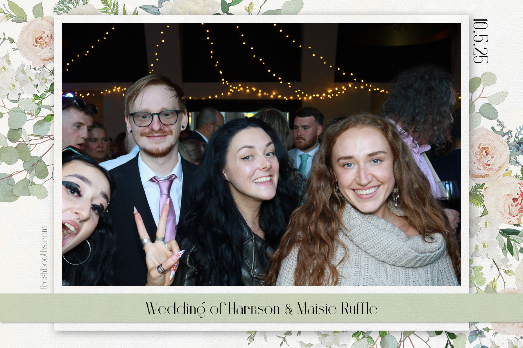 Wedding of Harrison and Maisie | View more photos from the event at gallery.freshbooths.com/u/FreshBooths/Wedding-of-Harrison-and-Maisie