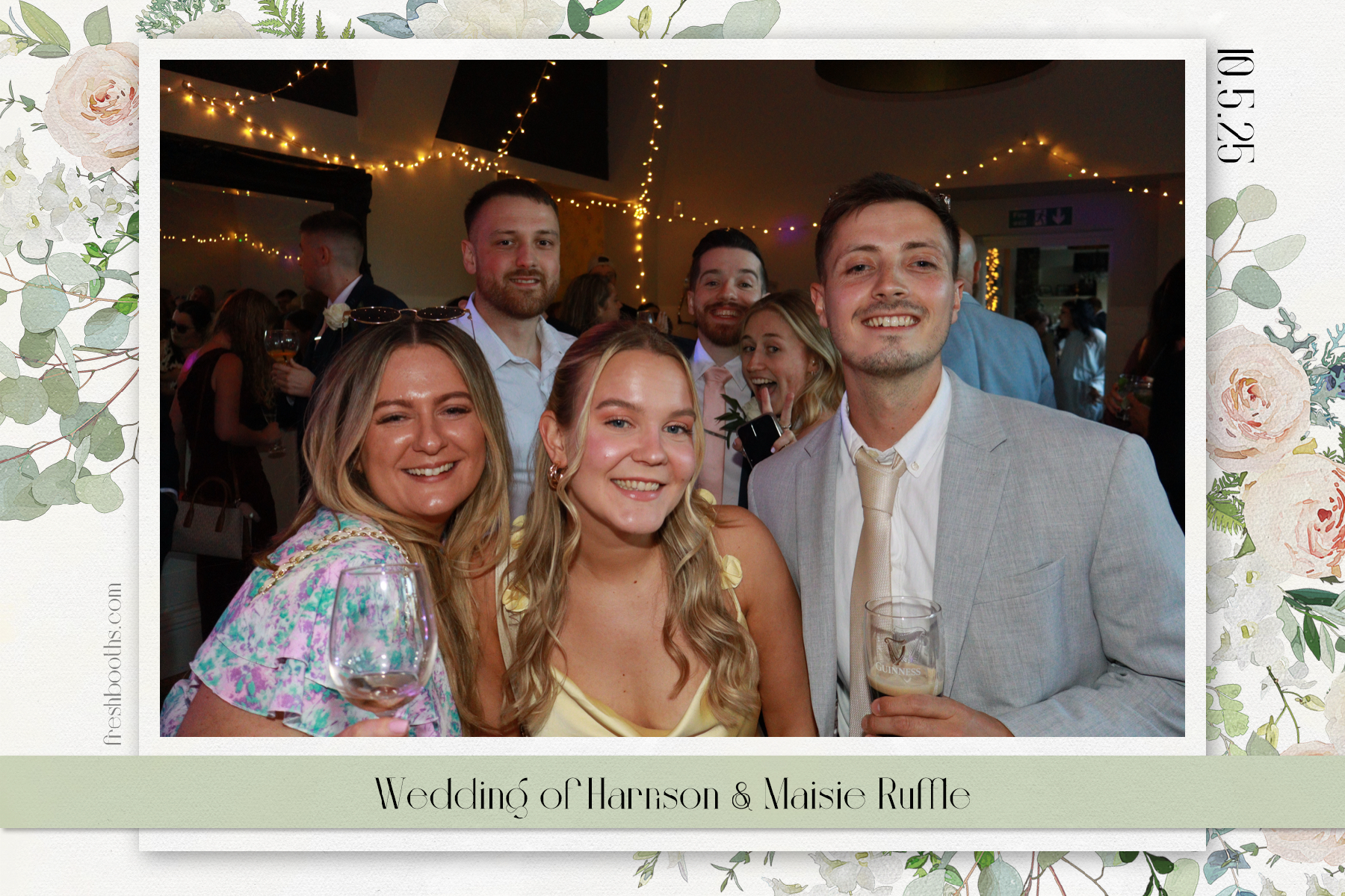 Wedding of Harrison and Maisie | View more photos from the event at gallery.freshbooths.com/u/FreshBooths/Wedding-of-Harrison-and-Maisie