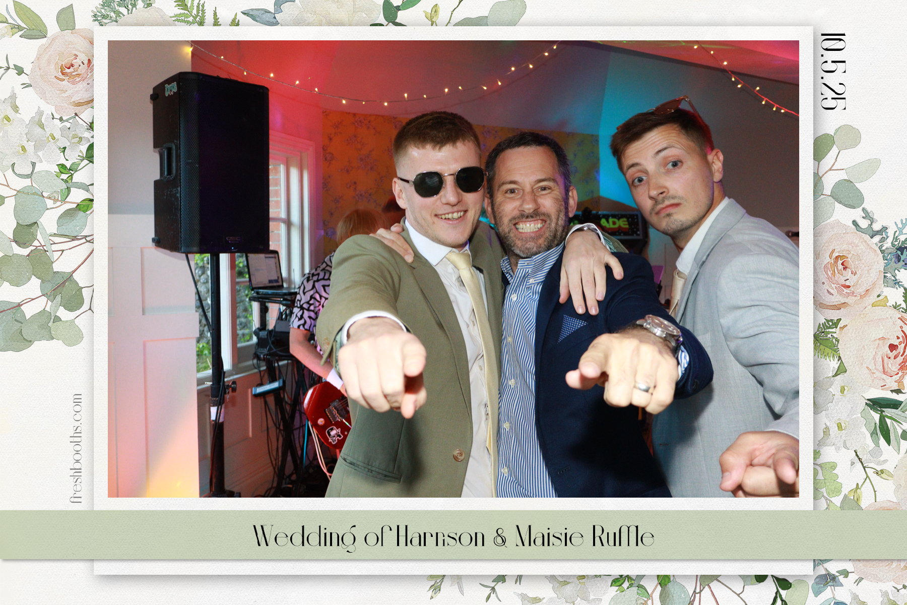 Wedding of Harrison and Maisie | View more photos from the event at gallery.freshbooths.com/u/FreshBooths/Wedding-of-Harrison-and-Maisie