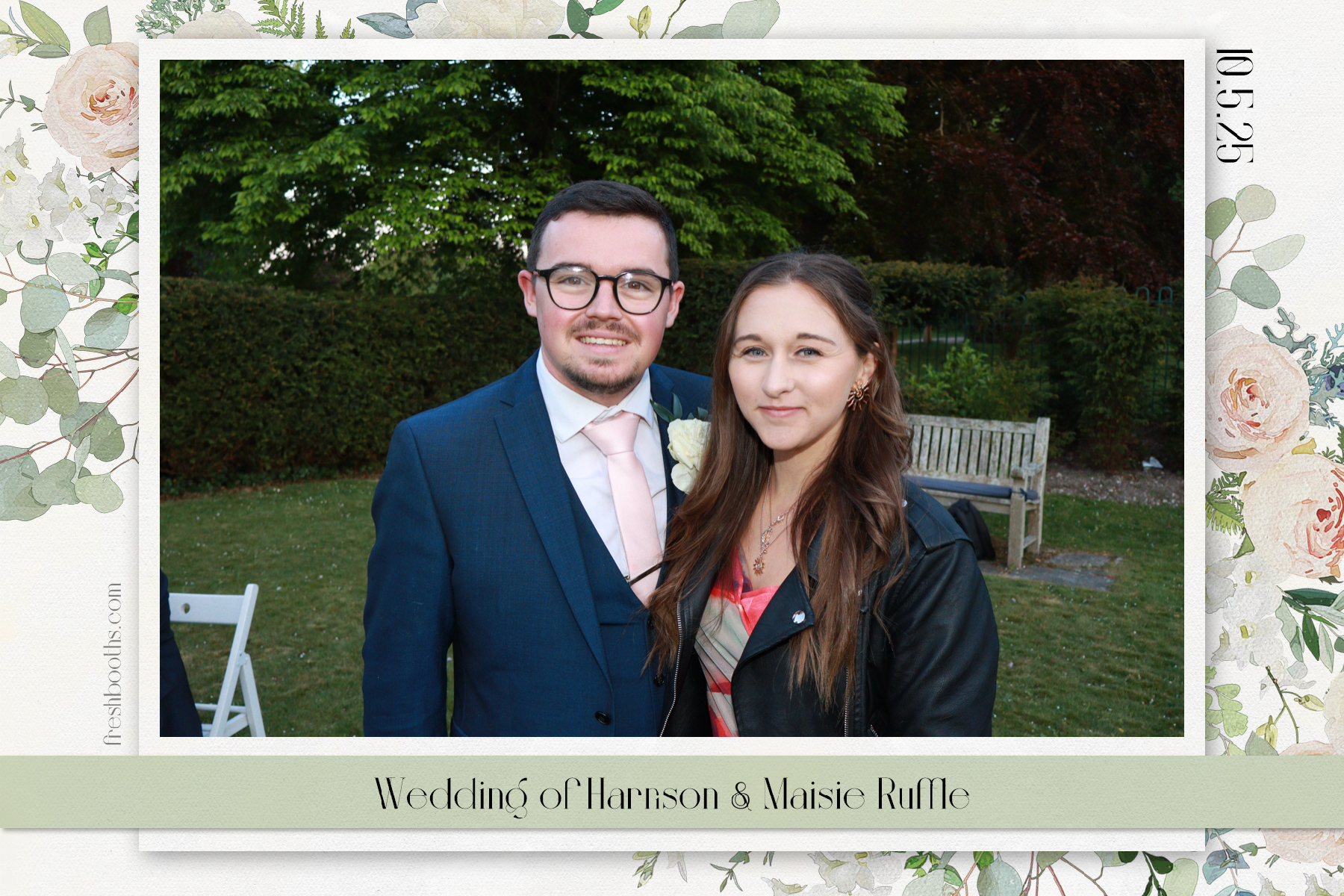 Wedding of Harrison and Maisie | View more photos from the event at gallery.freshbooths.com/u/FreshBooths/Wedding-of-Harrison-and-Maisie