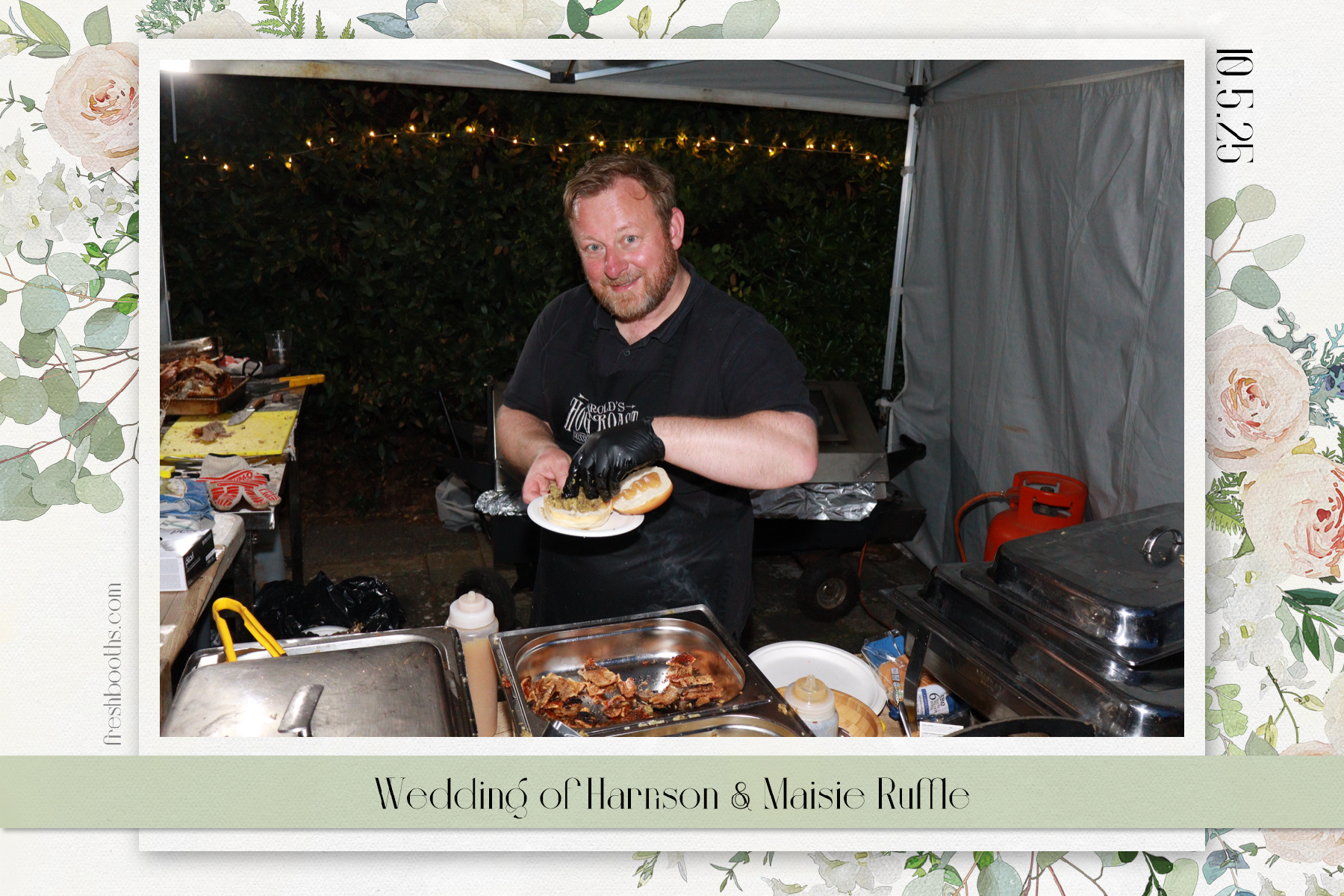 Wedding of Harrison and Maisie | View more photos from the event at gallery.freshbooths.com/u/FreshBooths/Wedding-of-Harrison-and-Maisie