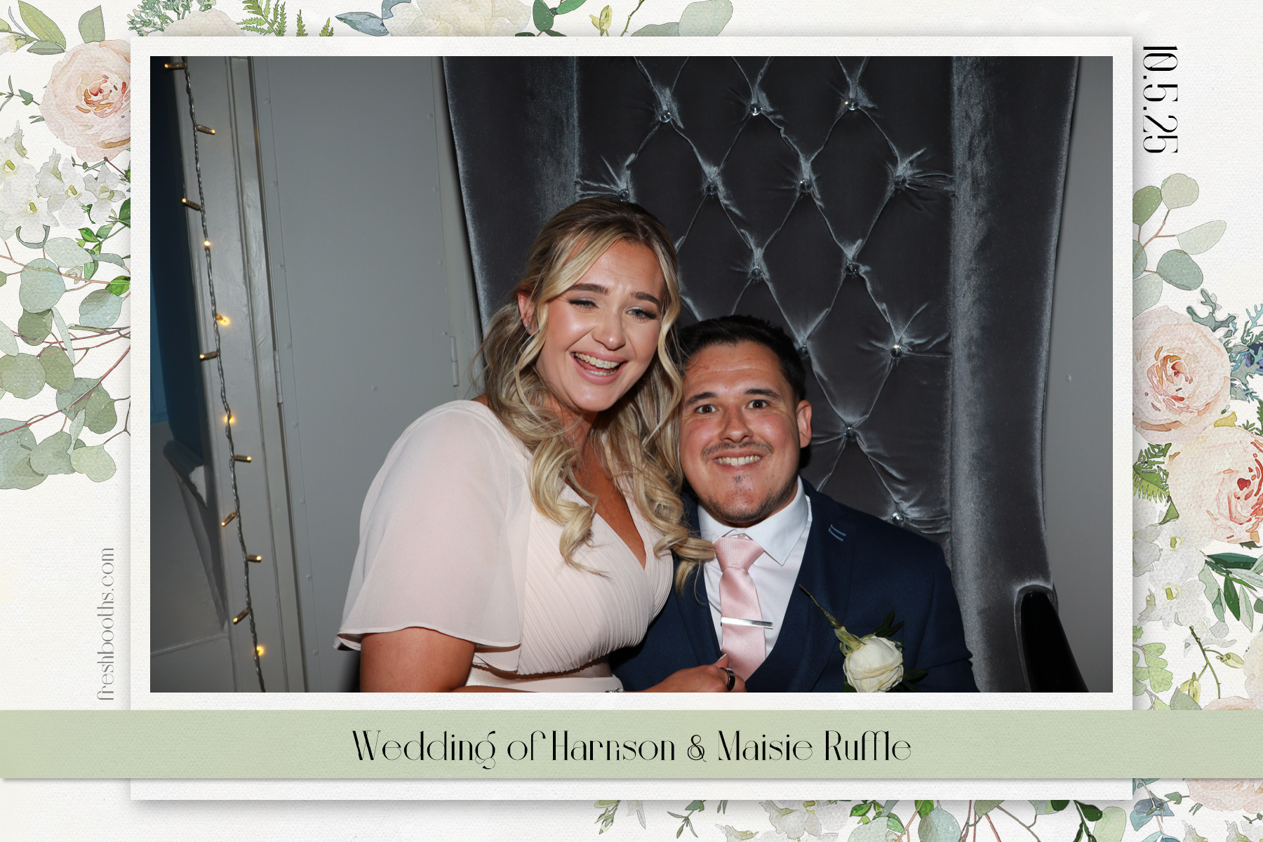 Wedding of Harrison and Maisie | View more photos from the event at gallery.freshbooths.com/u/FreshBooths/Wedding-of-Harrison-and-Maisie