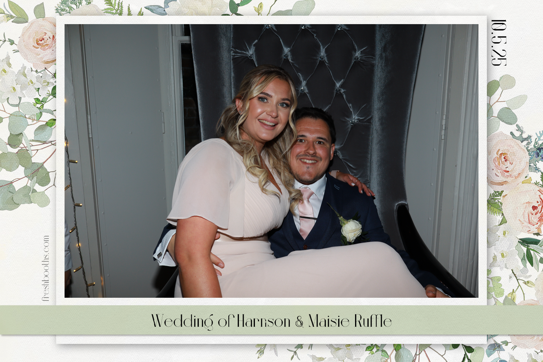 Wedding of Harrison and Maisie | View more photos from the event at gallery.freshbooths.com/u/FreshBooths/Wedding-of-Harrison-and-Maisie