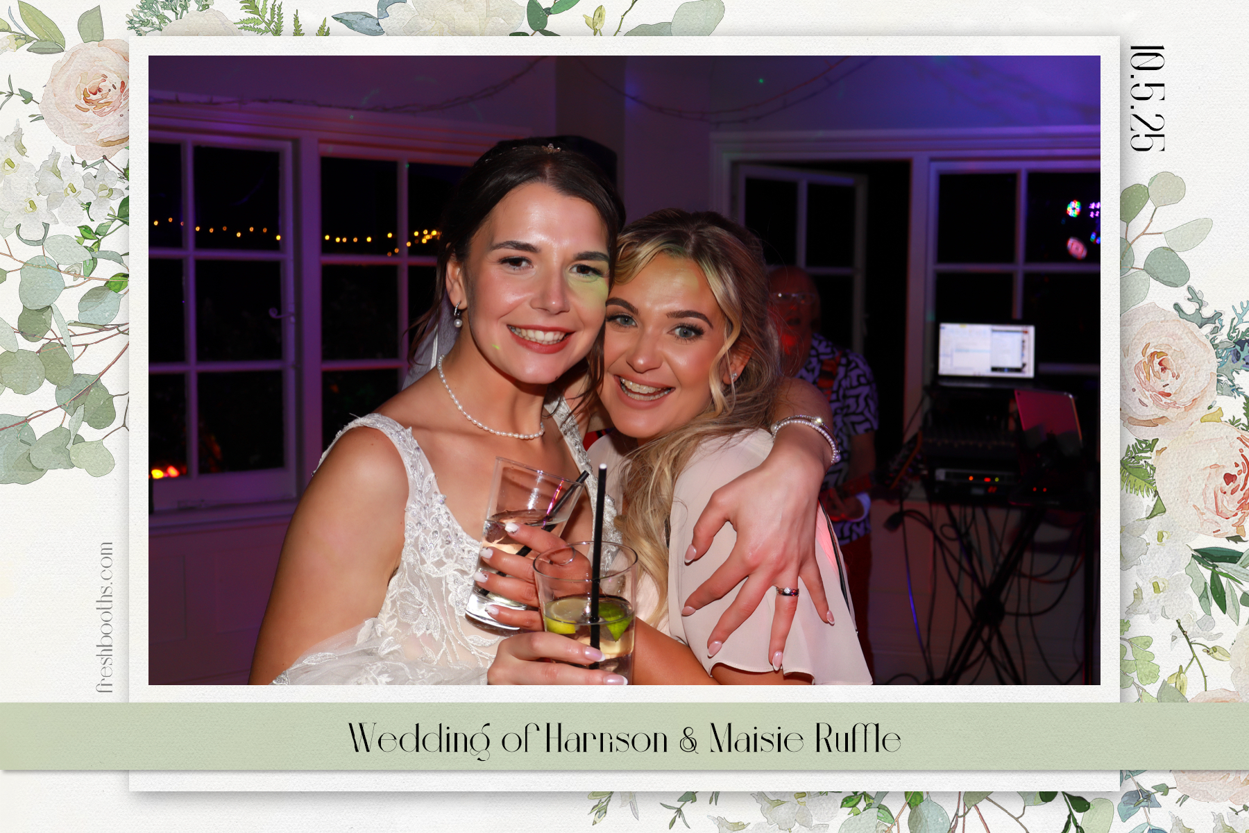 Wedding of Harrison and Maisie | View more photos from the event at gallery.freshbooths.com/u/FreshBooths/Wedding-of-Harrison-and-Maisie