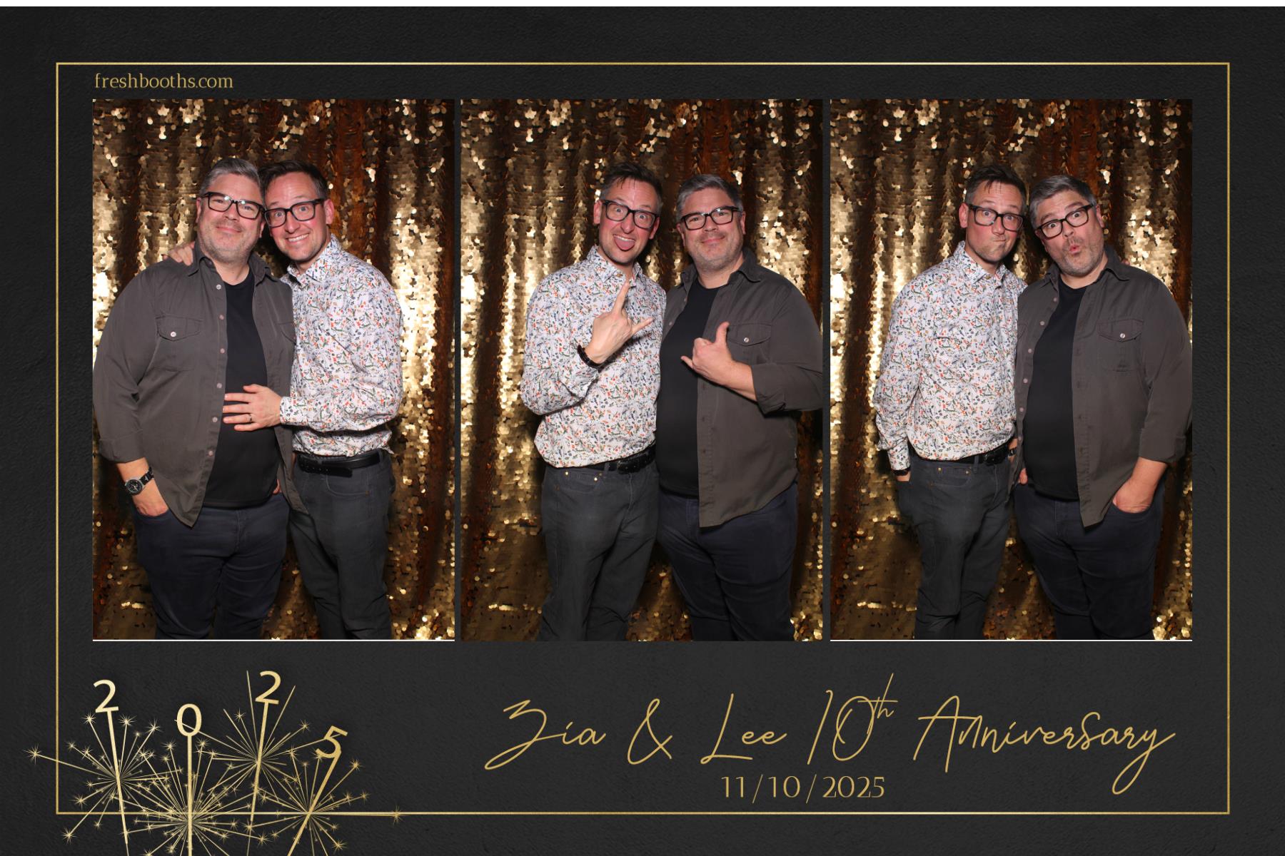 Zia & Lee 10 Year Wedding Anniversary  | View more photos from the event at gallery.freshbooths.com/u/FreshBooths/Zia-Lee-10-Year-Wedding-Anniversary