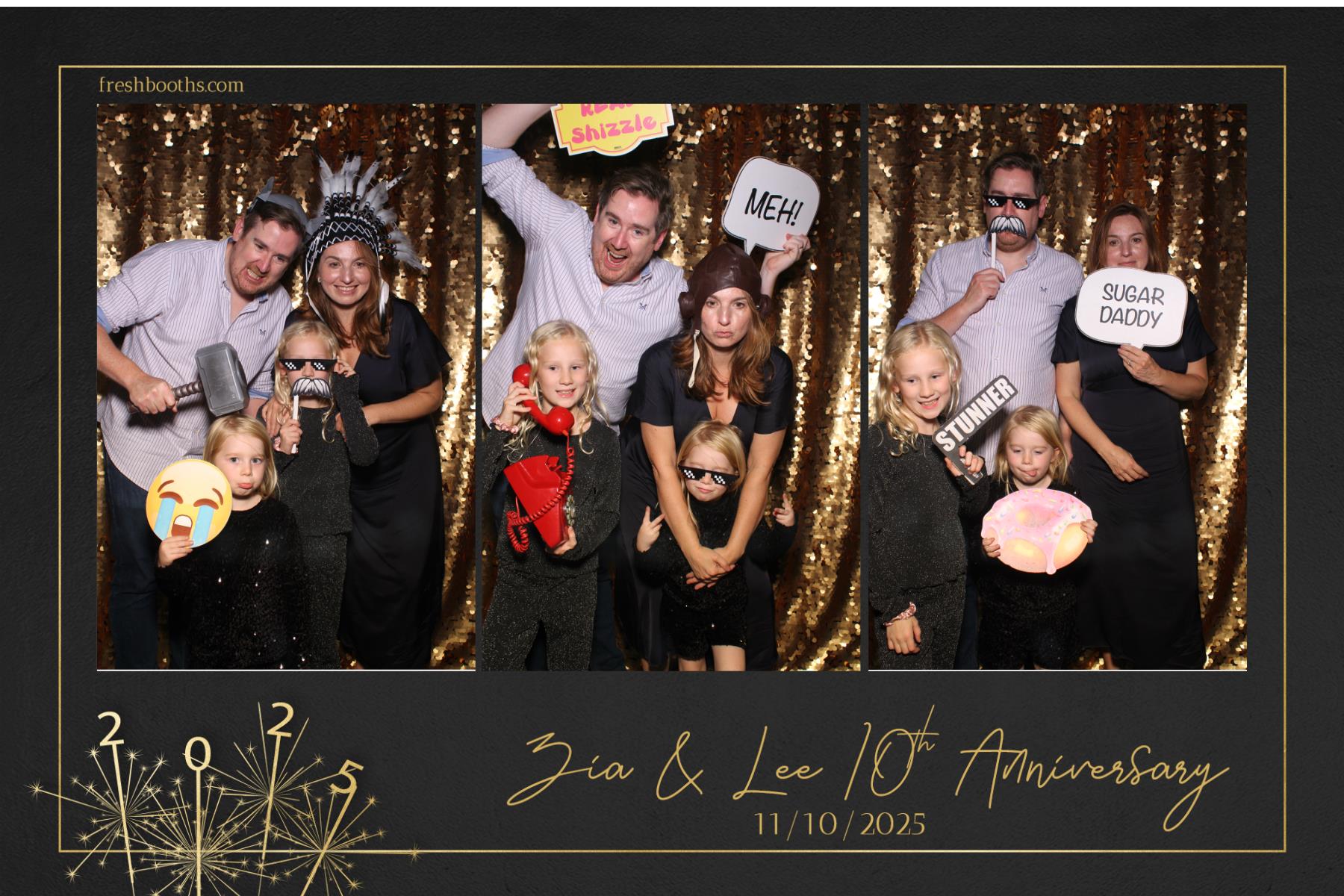 Zia & Lee 10 Year Wedding Anniversary  | View more photos from the event at gallery.freshbooths.com/u/FreshBooths/Zia-Lee-10-Year-Wedding-Anniversary