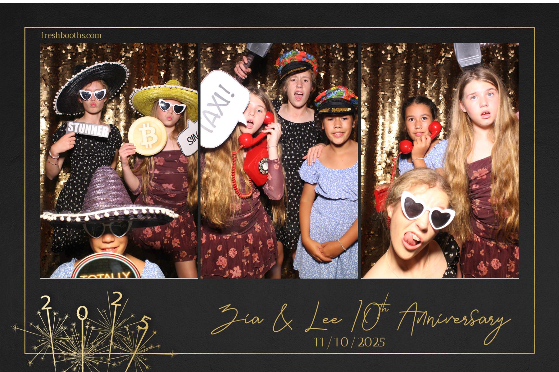 Zia & Lee 10 Year Wedding Anniversary  | View more photos from the event at gallery.freshbooths.com/u/FreshBooths/Zia-Lee-10-Year-Wedding-Anniversary