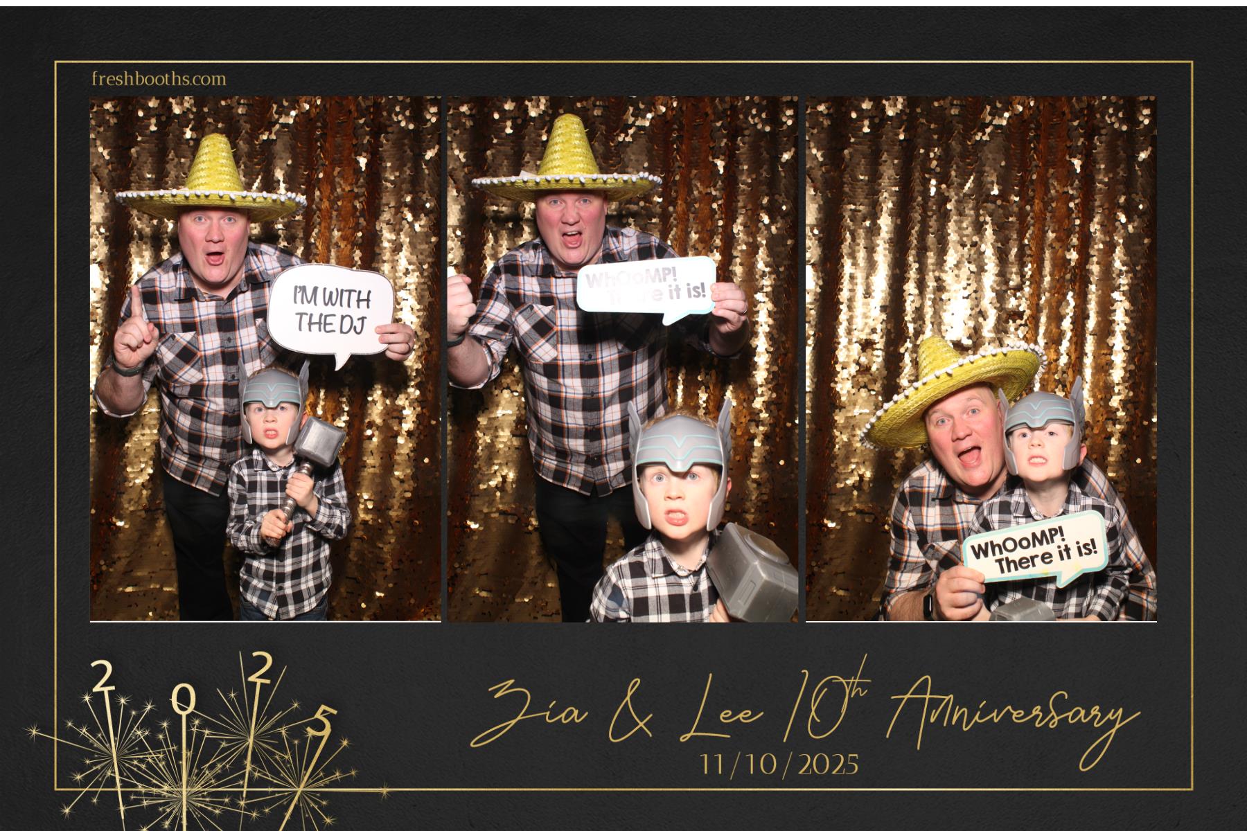 Zia & Lee 10 Year Wedding Anniversary  | View more photos from the event at gallery.freshbooths.com/u/FreshBooths/Zia-Lee-10-Year-Wedding-Anniversary