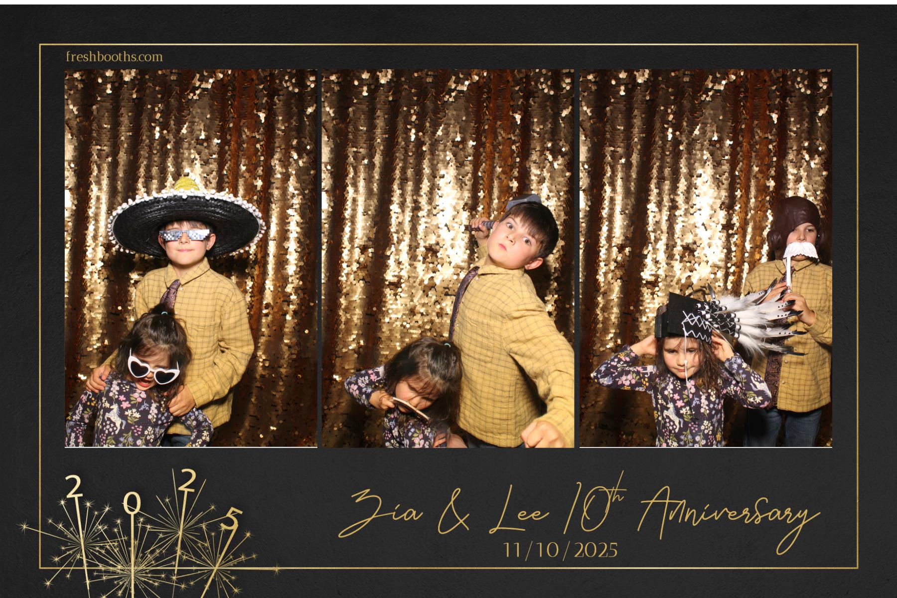 Zia & Lee 10 Year Wedding Anniversary  | View more photos from the event at gallery.freshbooths.com/u/FreshBooths/Zia-Lee-10-Year-Wedding-Anniversary