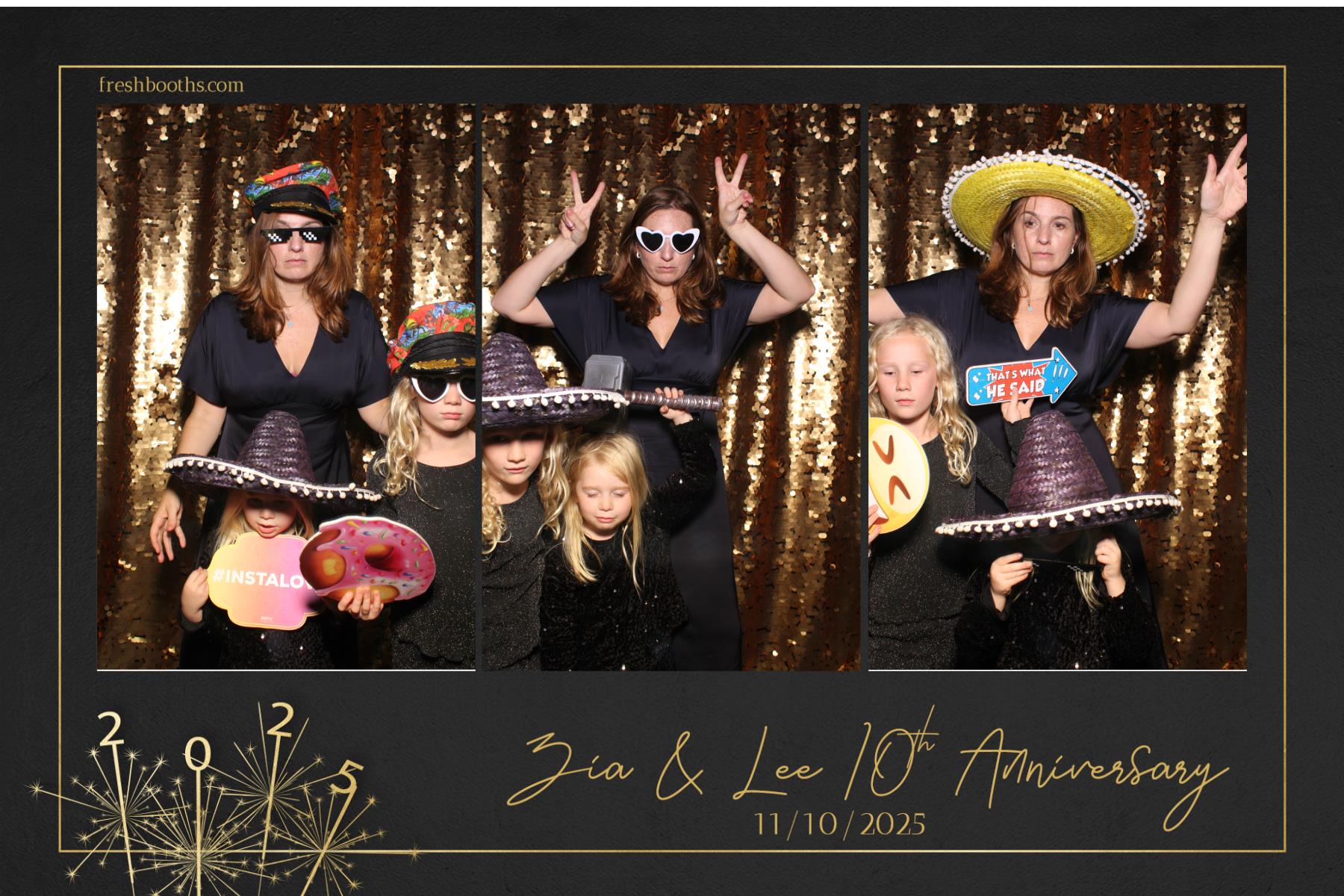 Zia & Lee 10 Year Wedding Anniversary  | View more photos from the event at gallery.freshbooths.com/u/FreshBooths/Zia-Lee-10-Year-Wedding-Anniversary