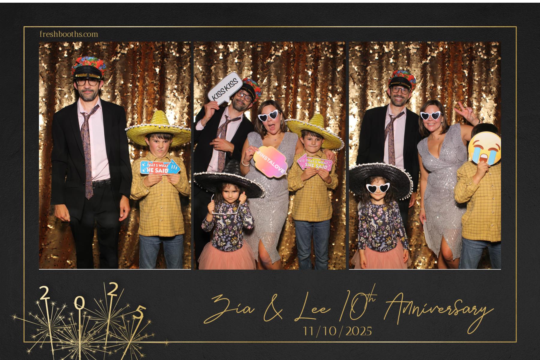 Zia & Lee 10 Year Wedding Anniversary  | View more photos from the event at gallery.freshbooths.com/u/FreshBooths/Zia-Lee-10-Year-Wedding-Anniversary