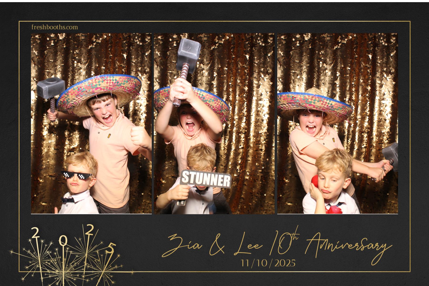 Zia & Lee 10 Year Wedding Anniversary  | View more photos from the event at gallery.freshbooths.com/u/FreshBooths/Zia-Lee-10-Year-Wedding-Anniversary