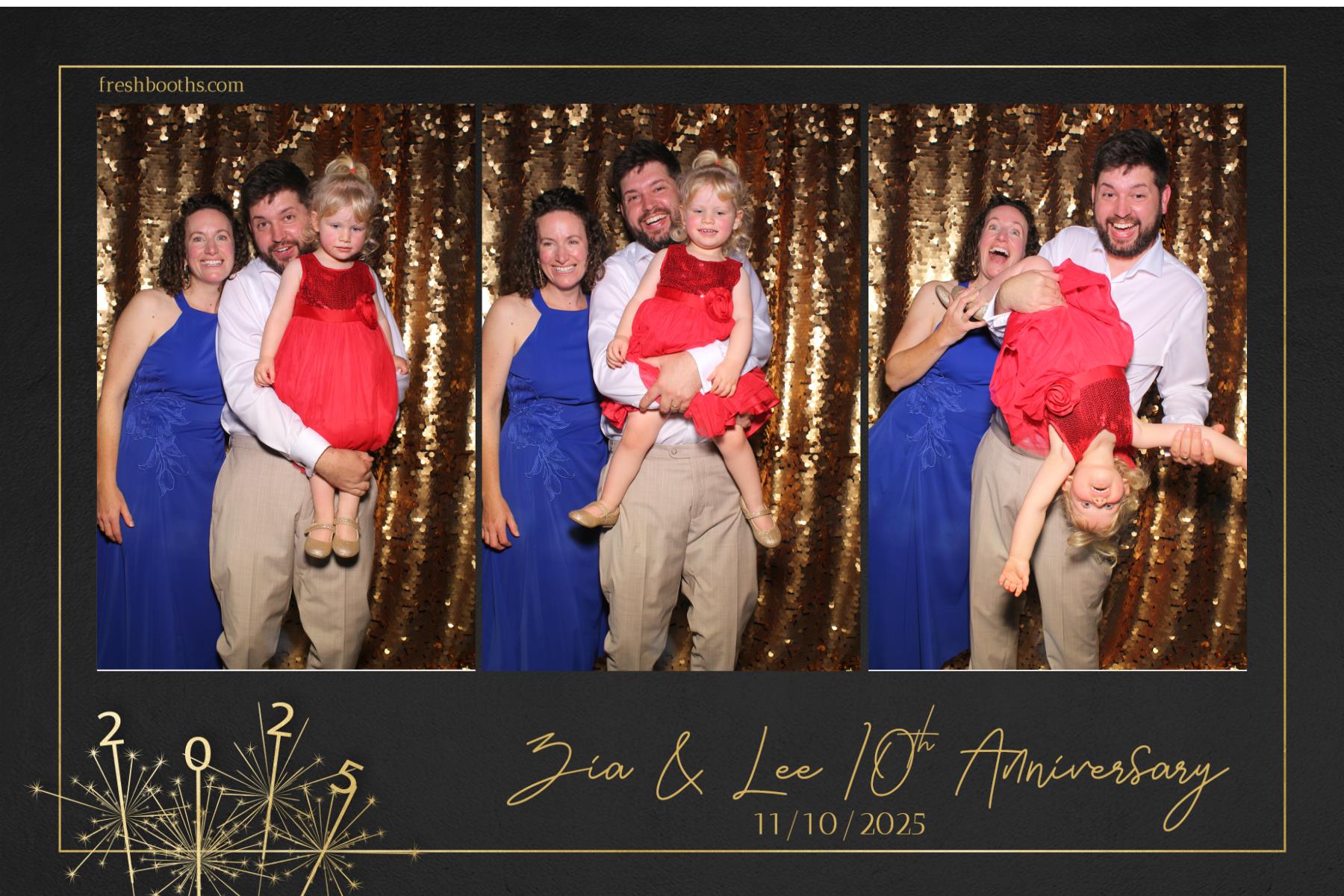 Zia & Lee 10 Year Wedding Anniversary  | View more photos from the event at gallery.freshbooths.com/u/FreshBooths/Zia-Lee-10-Year-Wedding-Anniversary