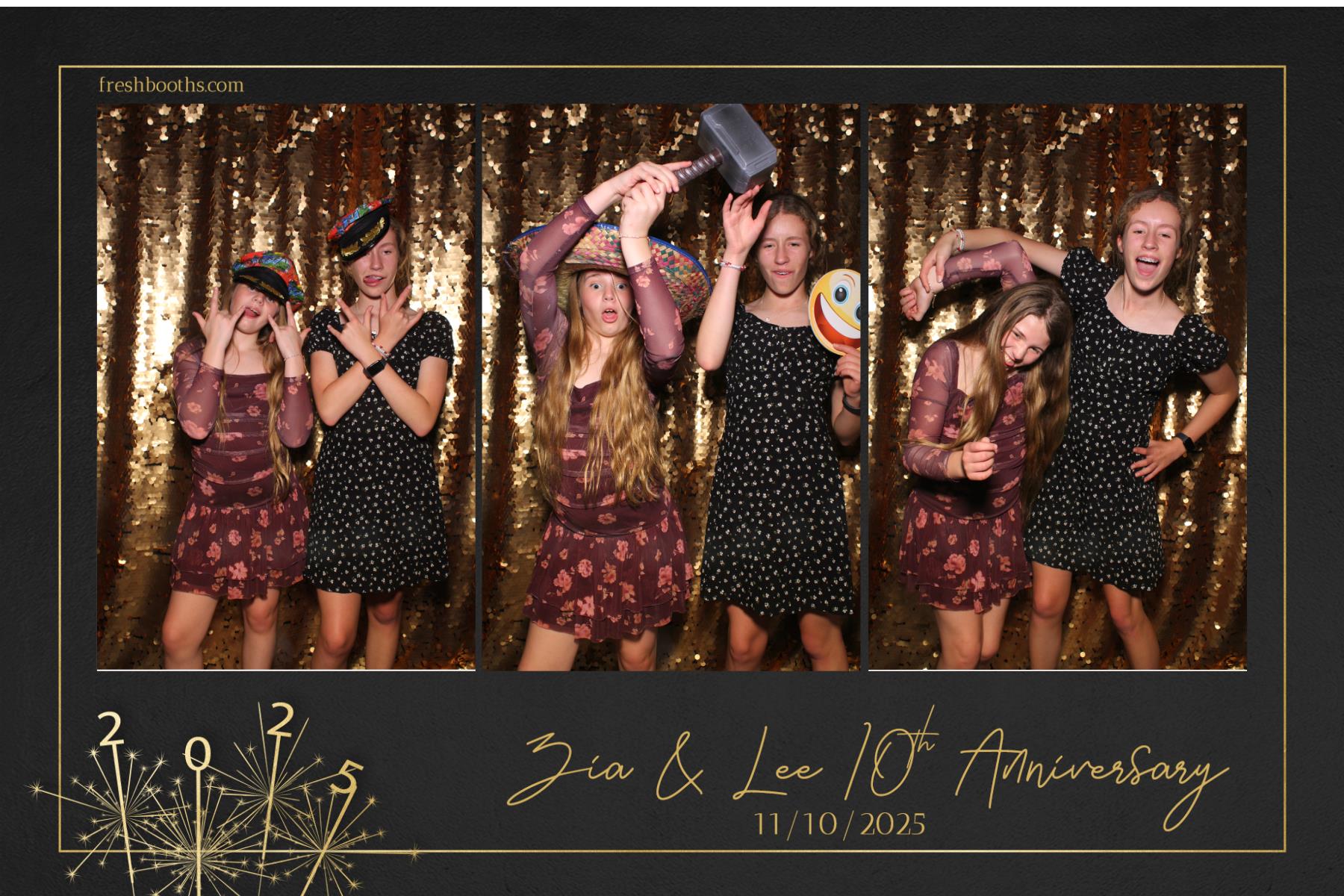 Zia & Lee 10 Year Wedding Anniversary  | View more photos from the event at gallery.freshbooths.com/u/FreshBooths/Zia-Lee-10-Year-Wedding-Anniversary