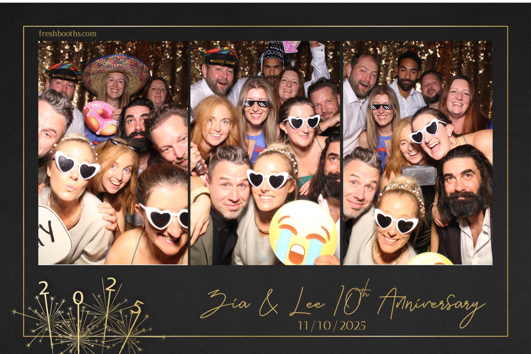 Zia & Lee 10 Year Wedding Anniversary  | View more photos from the event at gallery.freshbooths.com/u/FreshBooths/Zia-Lee-10-Year-Wedding-Anniversary