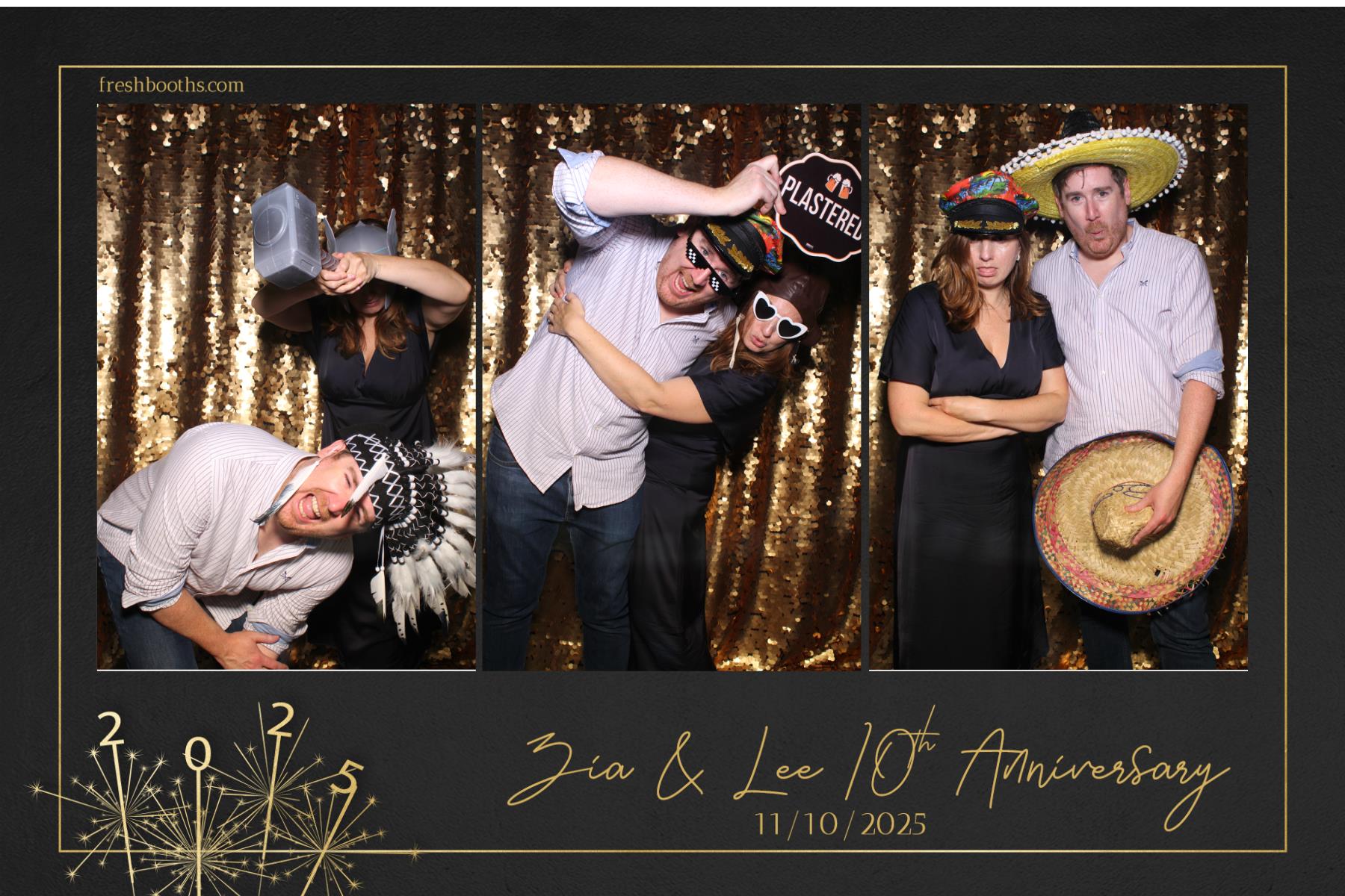 Zia & Lee 10 Year Wedding Anniversary  | View more photos from the event at gallery.freshbooths.com/u/FreshBooths/Zia-Lee-10-Year-Wedding-Anniversary