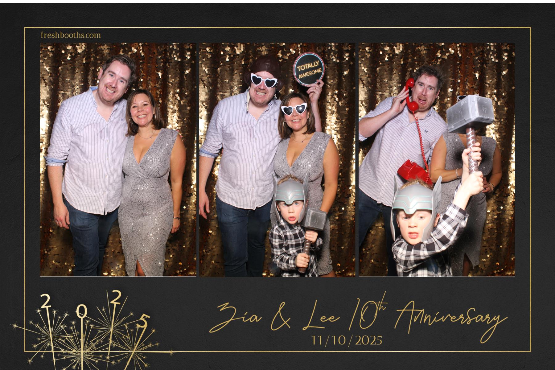 Zia & Lee 10 Year Wedding Anniversary  | View more photos from the event at gallery.freshbooths.com/u/FreshBooths/Zia-Lee-10-Year-Wedding-Anniversary