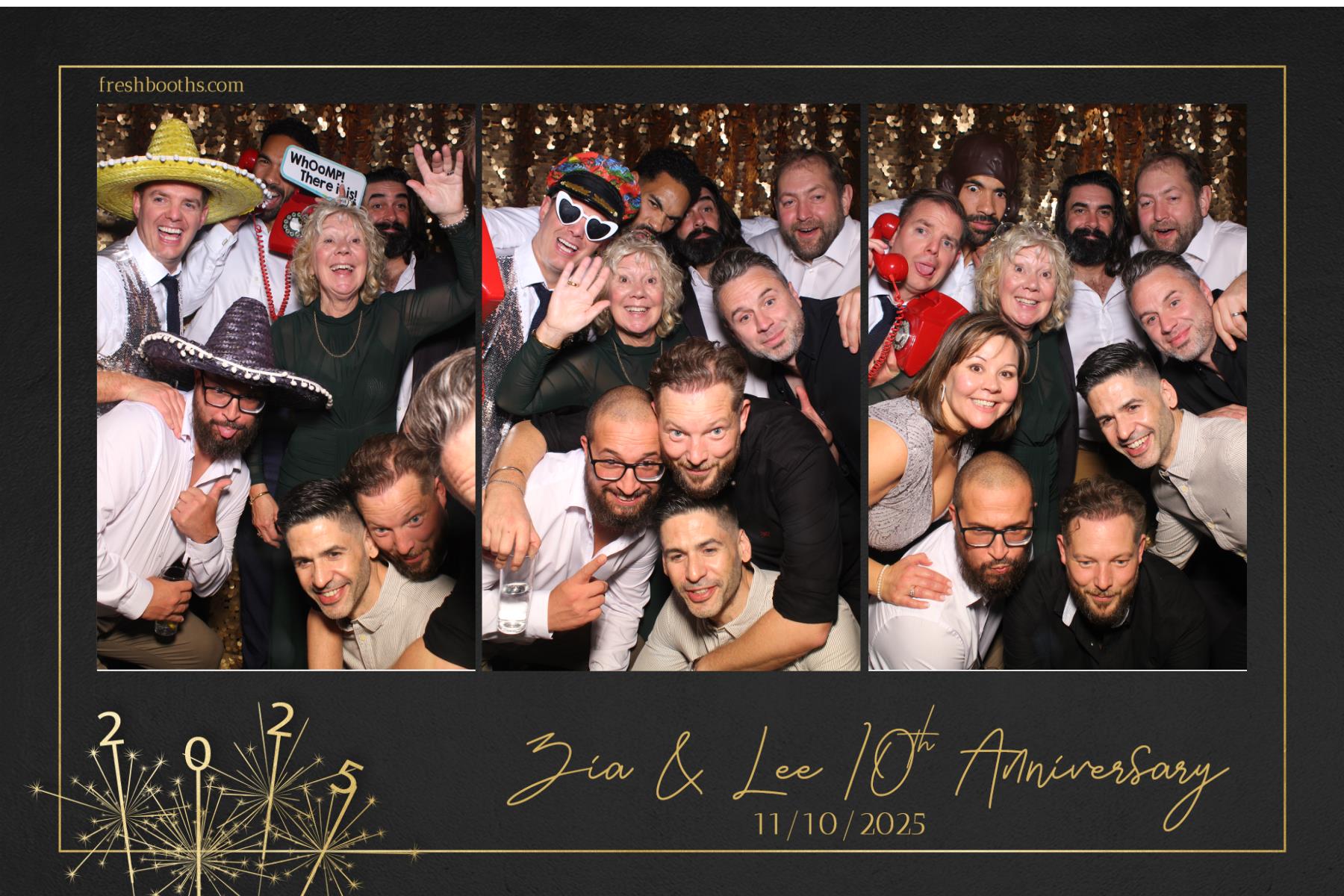 Zia & Lee 10 Year Wedding Anniversary  | View more photos from the event at gallery.freshbooths.com/u/FreshBooths/Zia-Lee-10-Year-Wedding-Anniversary