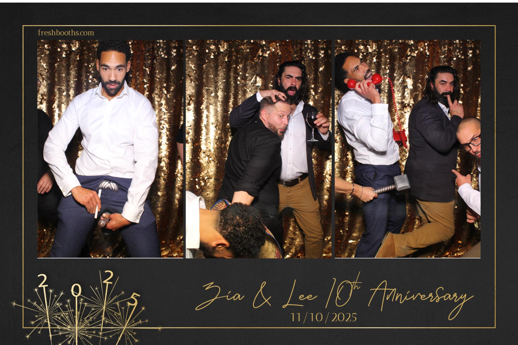Zia & Lee 10 Year Wedding Anniversary  | View more photos from the event at gallery.freshbooths.com/u/FreshBooths/Zia-Lee-10-Year-Wedding-Anniversary