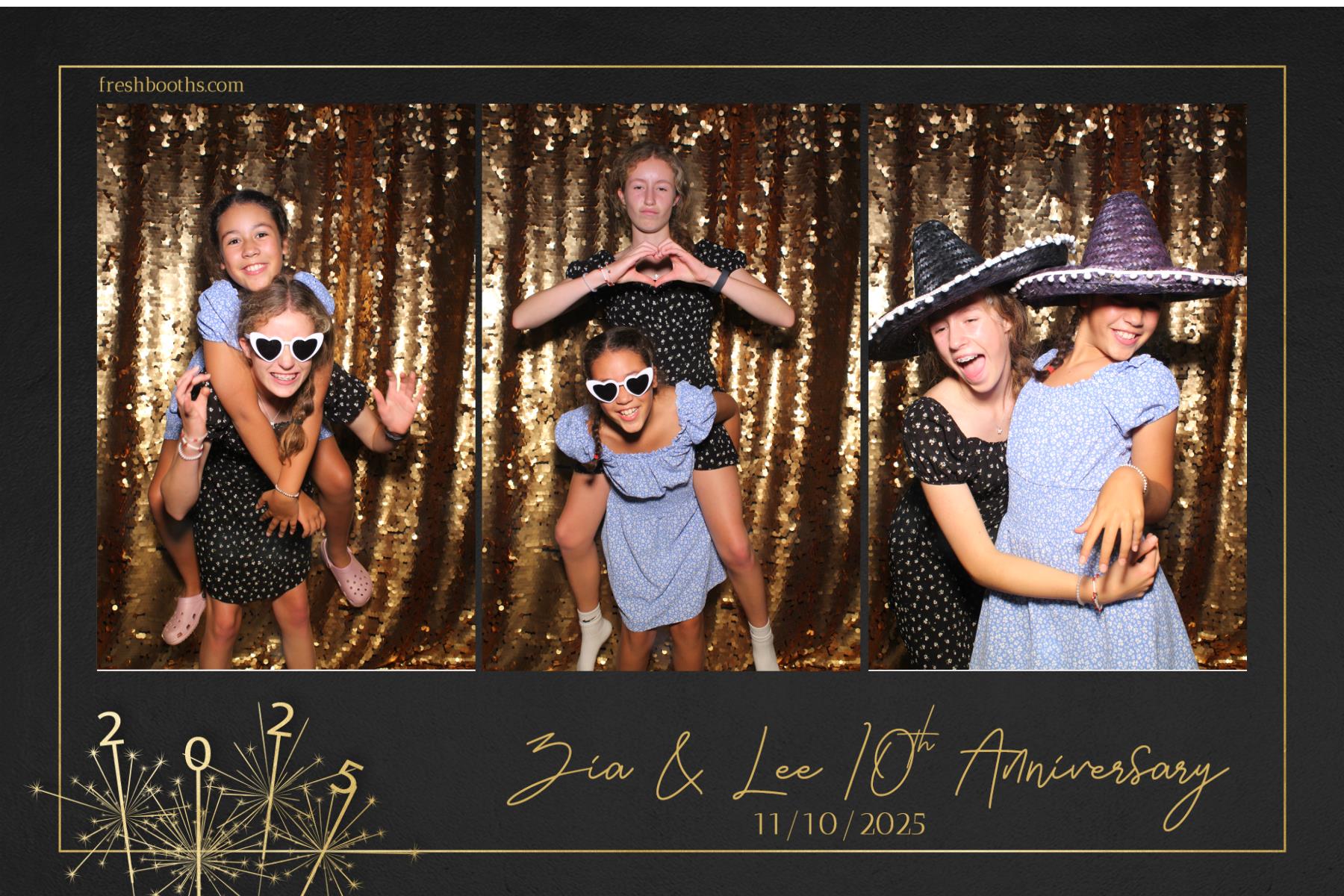 Zia & Lee 10 Year Wedding Anniversary  | View more photos from the event at gallery.freshbooths.com/u/FreshBooths/Zia-Lee-10-Year-Wedding-Anniversary