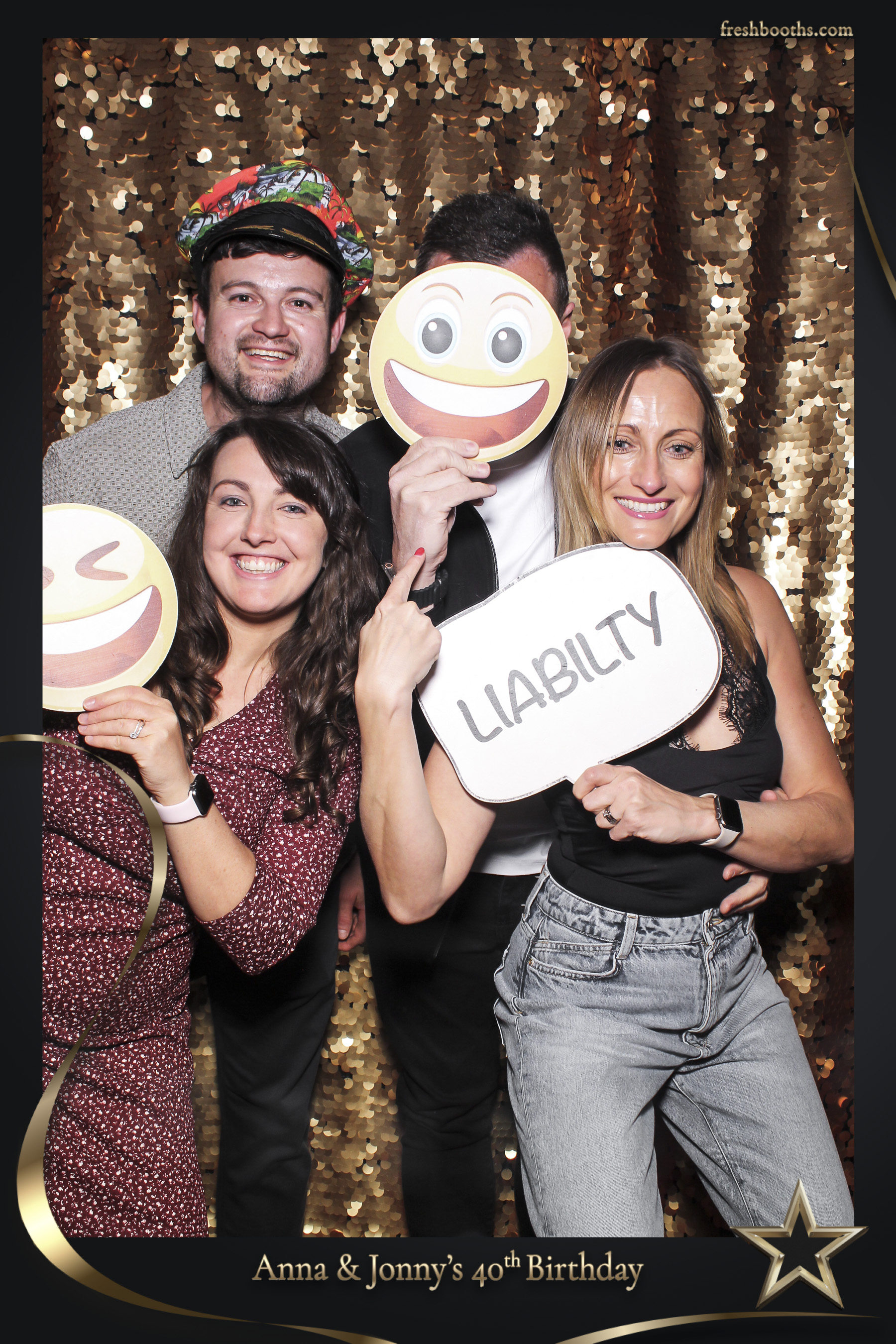 Jonny & Anna 40th | View more photos from the event at gallery.freshbooths.com/u/FreshBooths/Jonny-Anna-40th