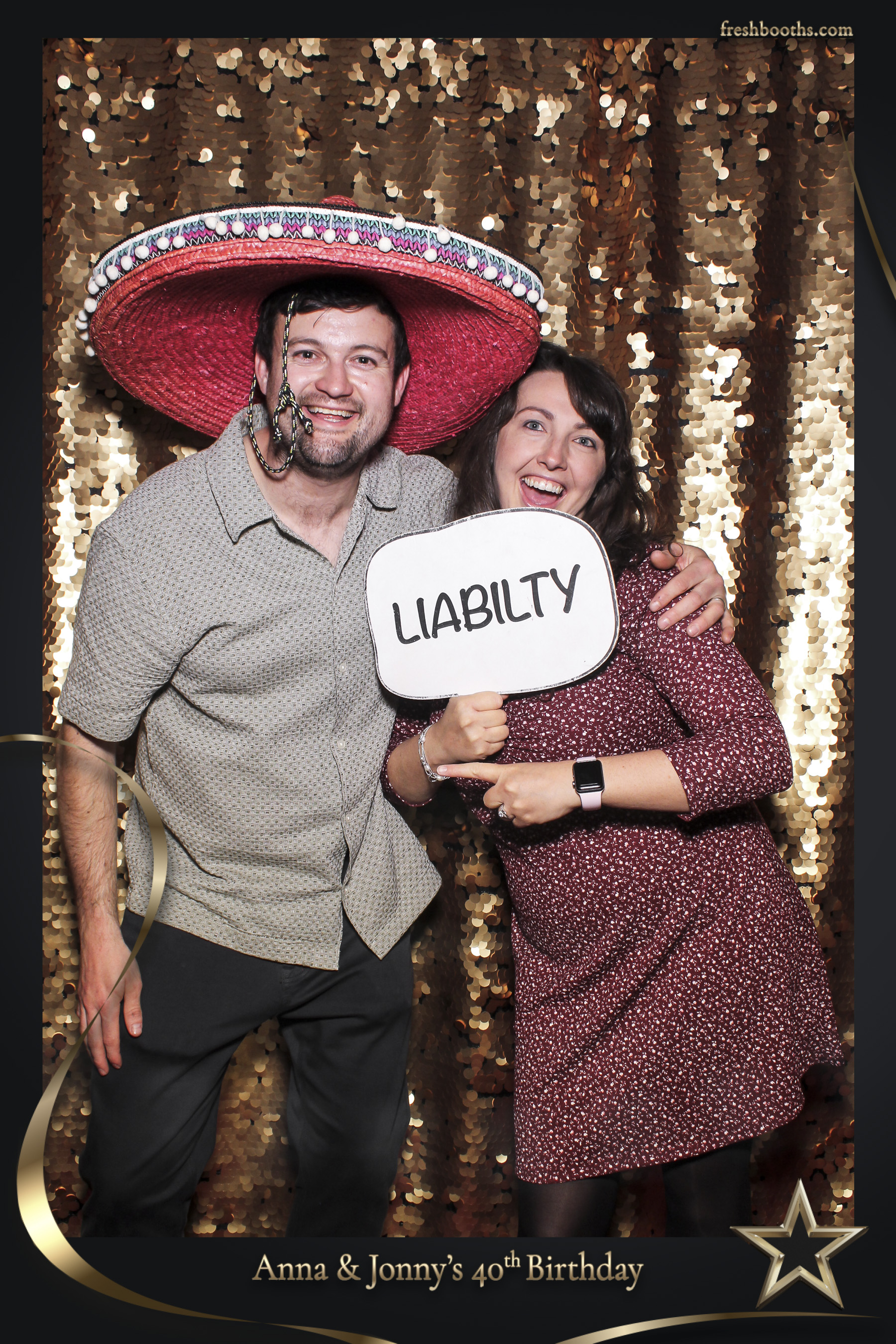 Jonny & Anna 40th | View more photos from the event at gallery.freshbooths.com/u/FreshBooths/Jonny-Anna-40th