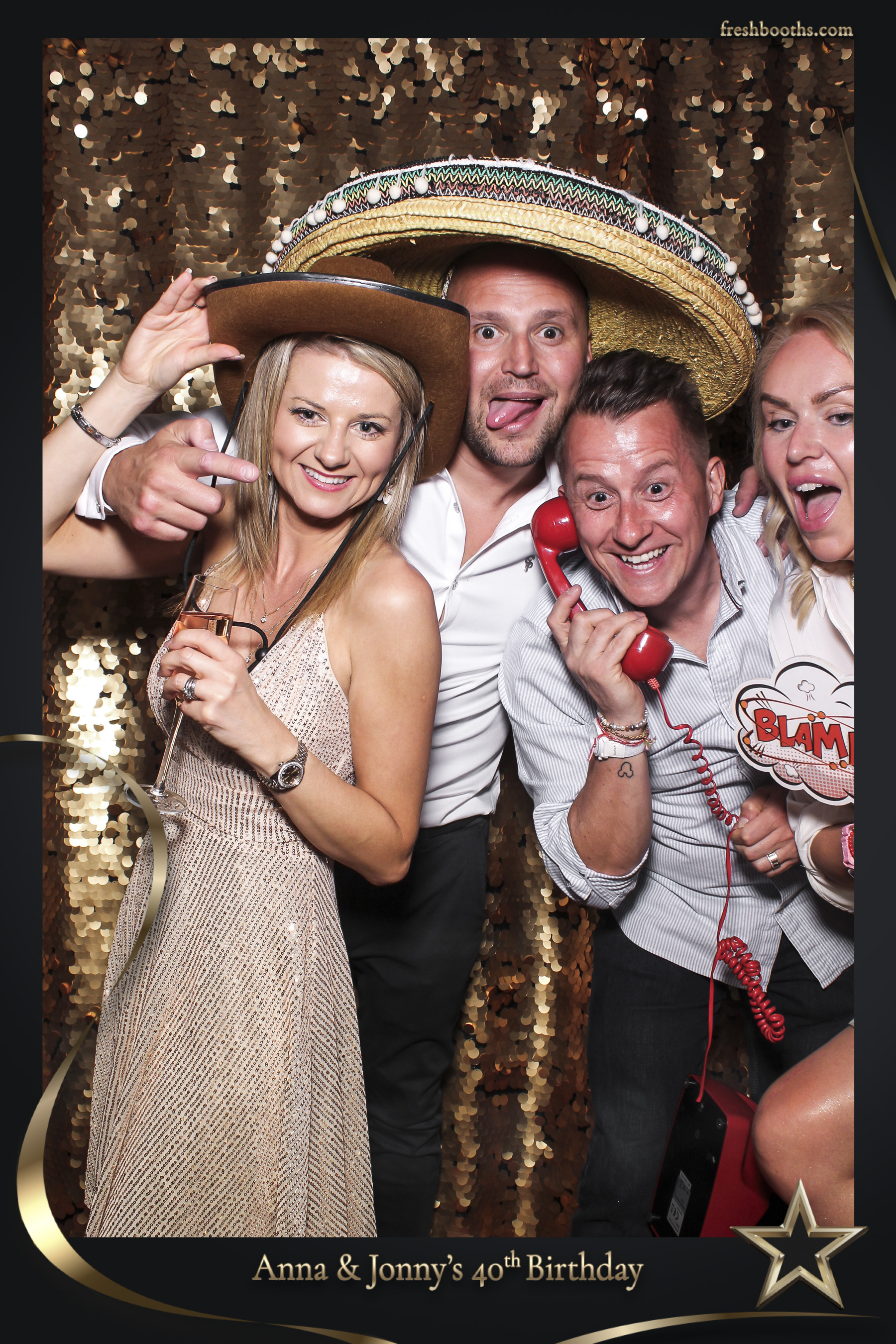 Jonny & Anna 40th | View more photos from the event at gallery.freshbooths.com/u/FreshBooths/Jonny-Anna-40th