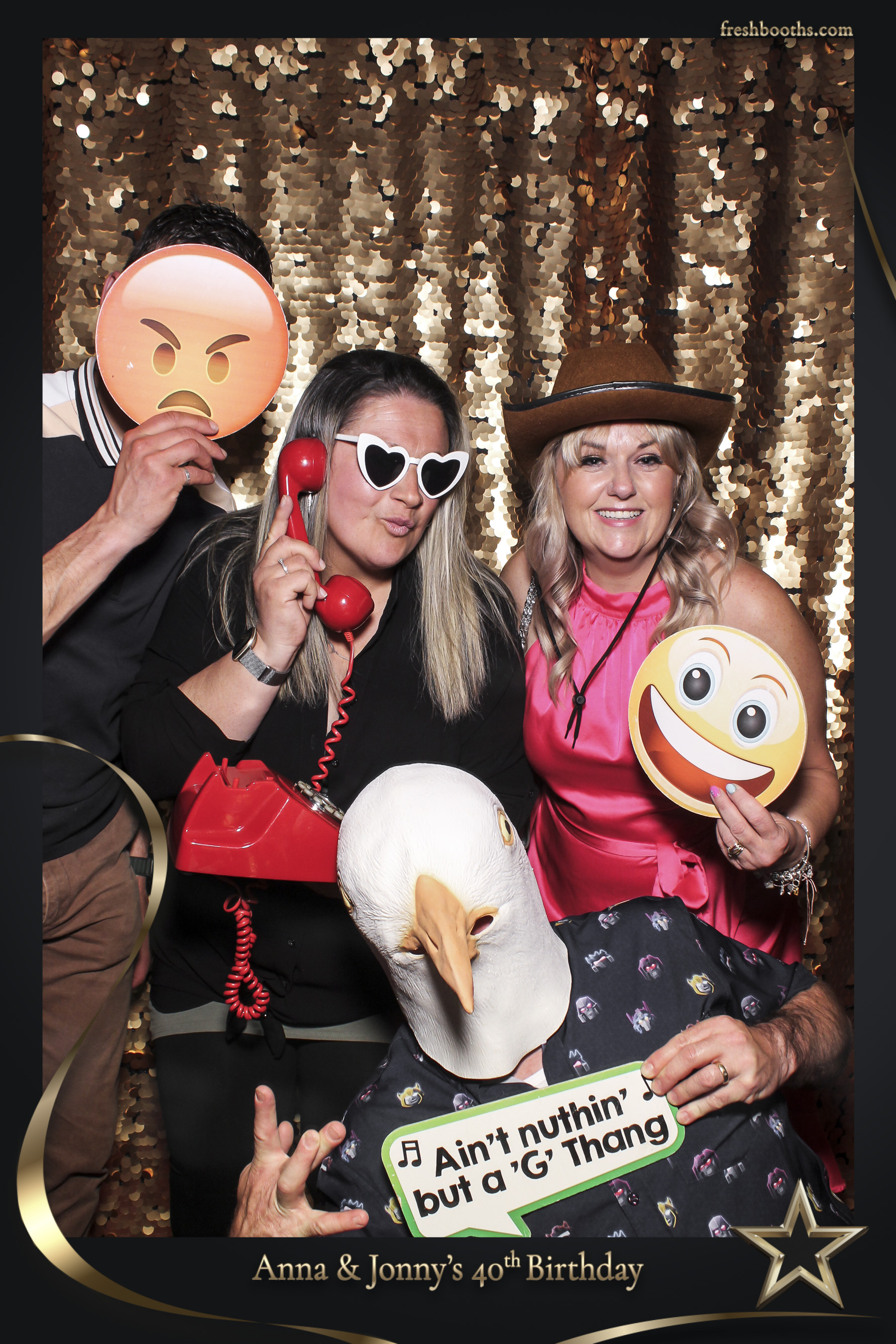 Jonny & Anna 40th | View more photos from the event at gallery.freshbooths.com/u/FreshBooths/Jonny-Anna-40th