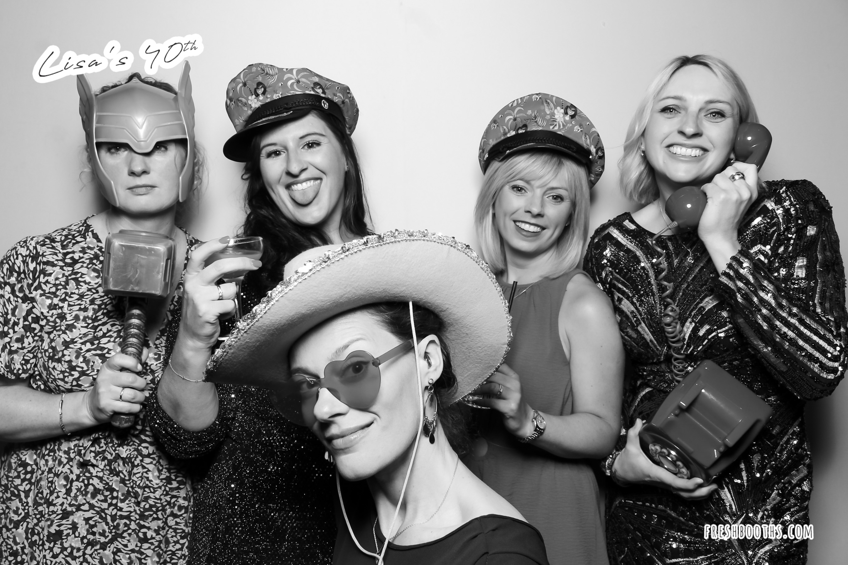 Lisa's 40th Birthday - Glam Booth | View more photos from the event at gallery.freshbooths.com/u/FreshBooths/Lisas-40th-Birthday-Glam-Booth
