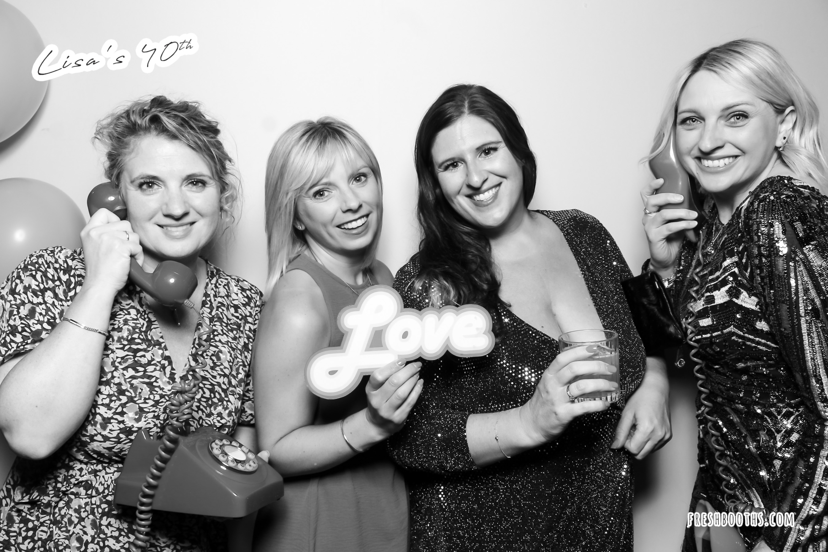 Lisa's 40th Birthday - Glam Booth | View more photos from the event at gallery.freshbooths.com/u/FreshBooths/Lisas-40th-Birthday-Glam-Booth