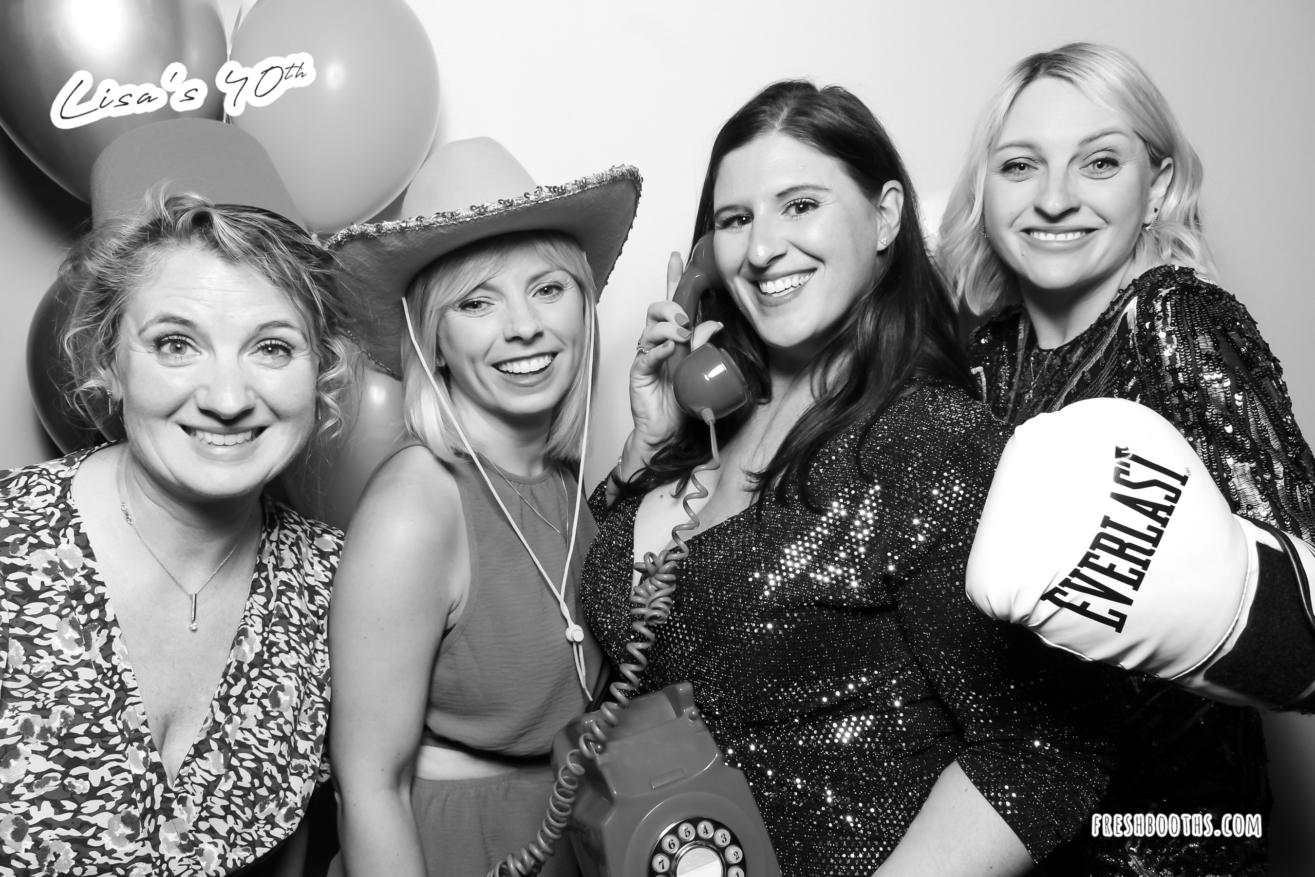 Lisa's 40th Birthday - Glam Booth | View more photos from the event at gallery.freshbooths.com/u/FreshBooths/Lisas-40th-Birthday-Glam-Booth
