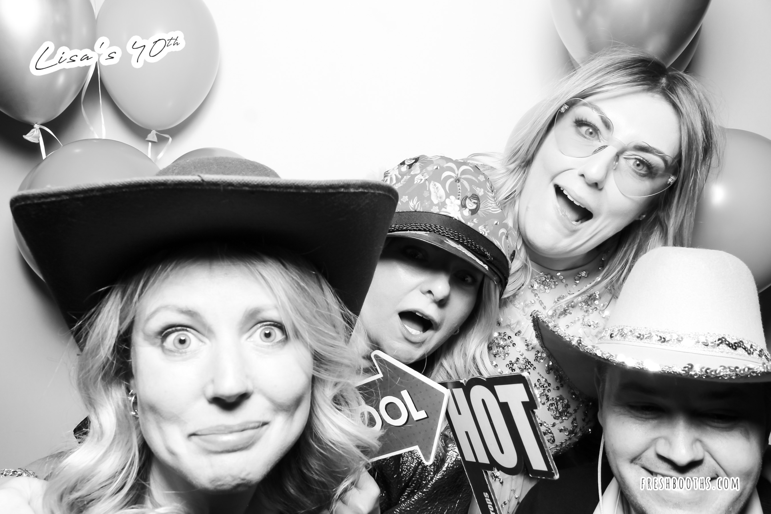 Lisa's 40th Birthday - Glam Booth | View more photos from the event at gallery.freshbooths.com/u/FreshBooths/Lisas-40th-Birthday-Glam-Booth