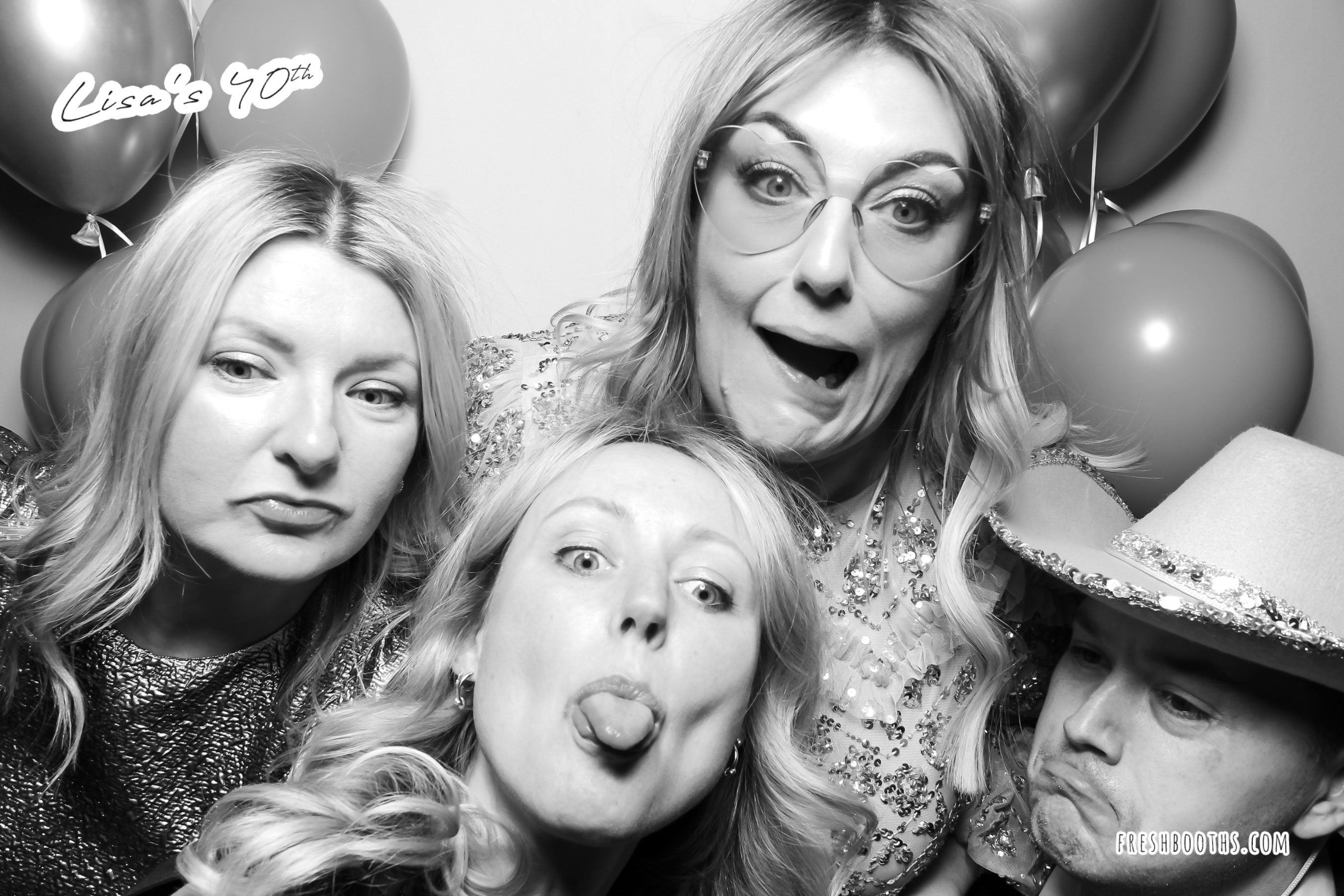 Lisa's 40th Birthday - Glam Booth | View more photos from the event at gallery.freshbooths.com/u/FreshBooths/Lisas-40th-Birthday-Glam-Booth