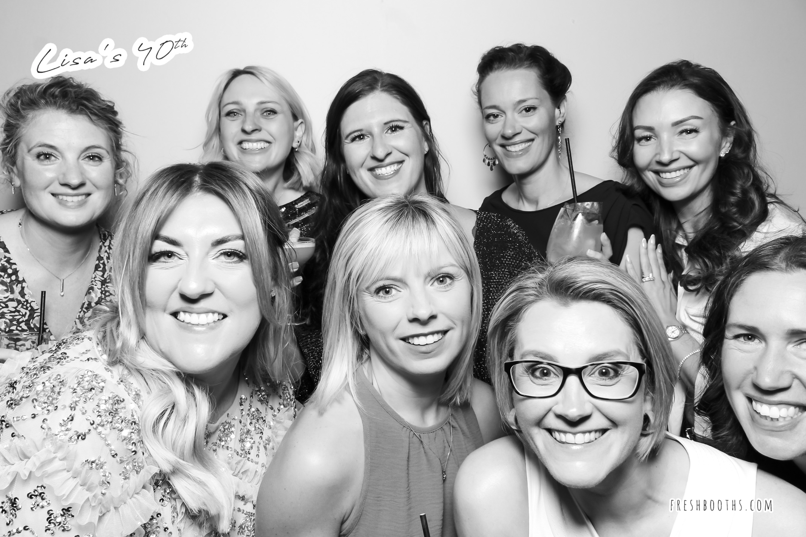 Lisa's 40th Birthday - Glam Booth | View more photos from the event at gallery.freshbooths.com/u/FreshBooths/Lisas-40th-Birthday-Glam-Booth